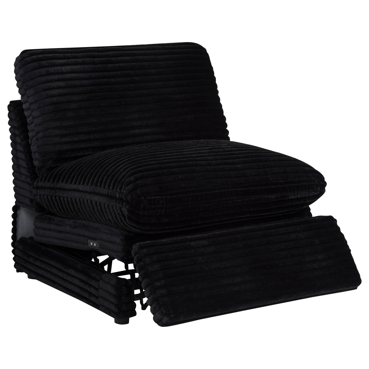 Collins 5-Piece Power Reclining Home Theater Seating Black