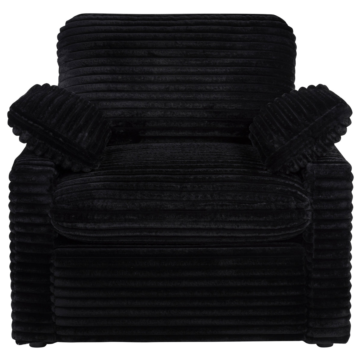 Collins Upholstered Power Recliner Chair Black
