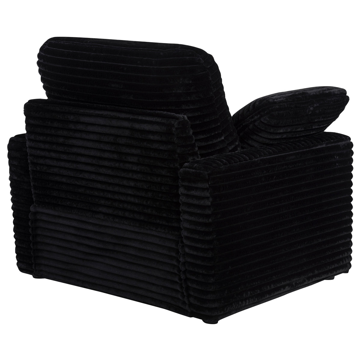Collins Upholstered Power Recliner Chair Black