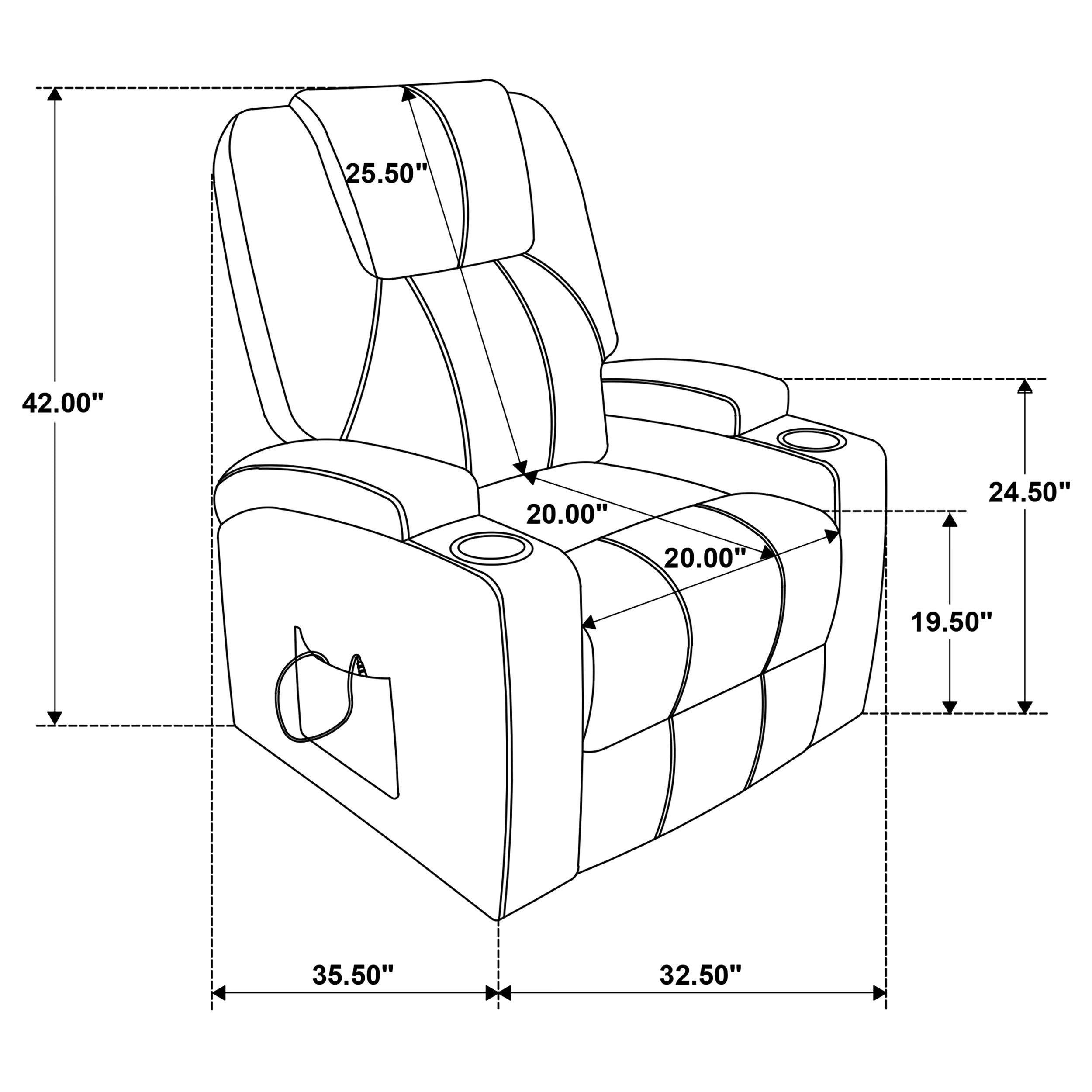 Louie Power Lift Massage Chair