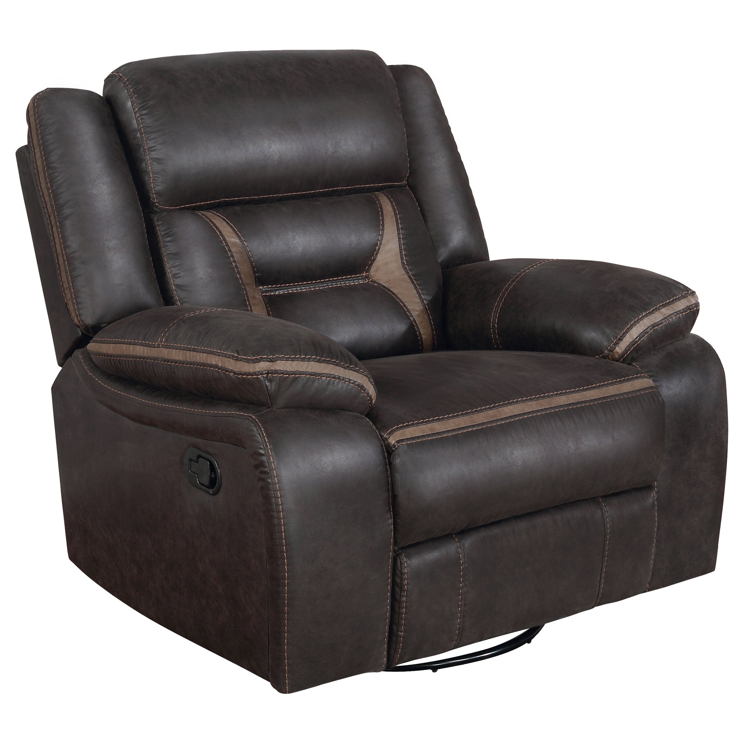 Greer Reclining Sofa Set - 3 Piece - Brown