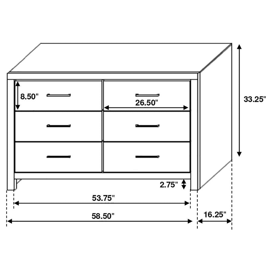 Brantford 4-piece Queen Storage Bedroom Set In Coastal White