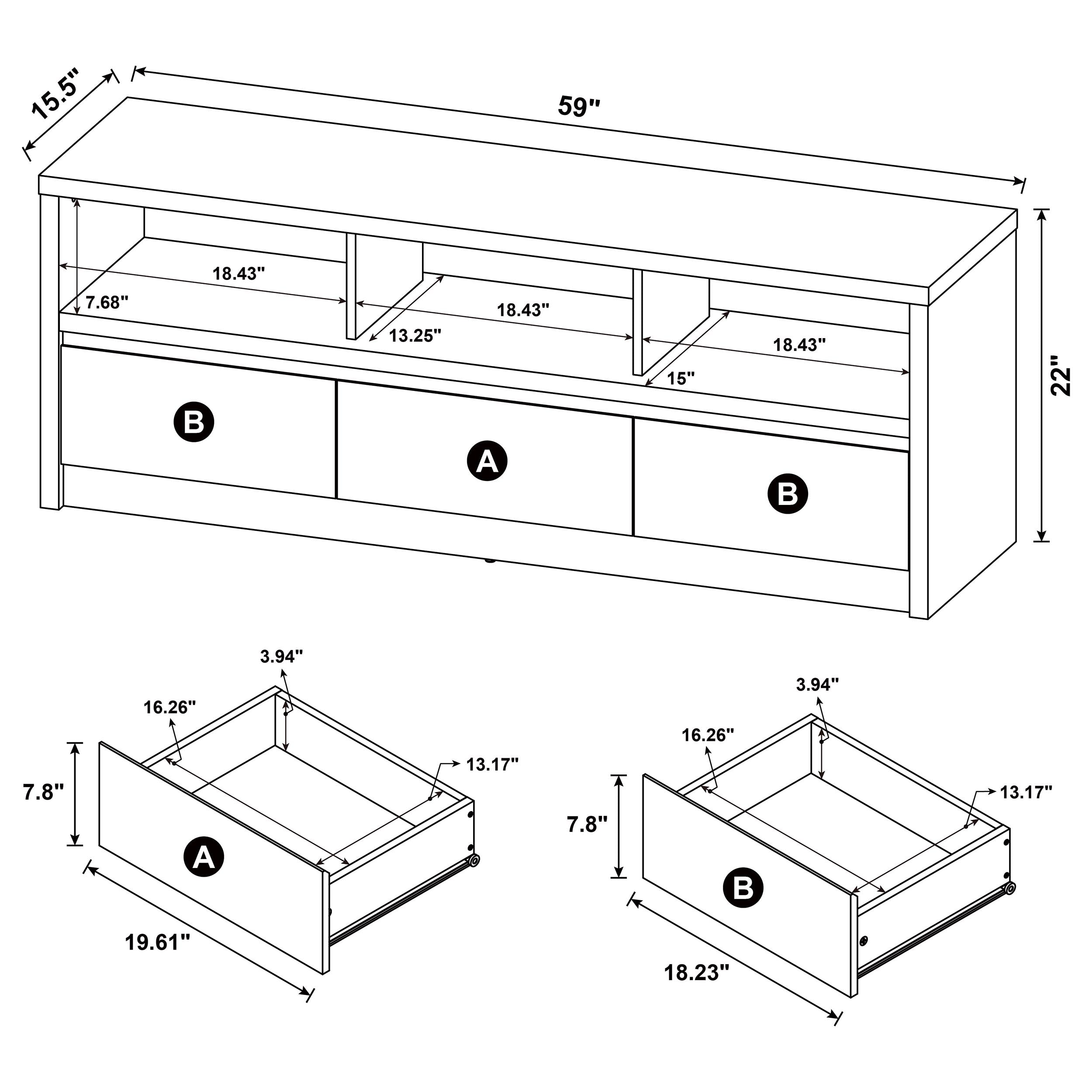 Rutland 59" TV Stand