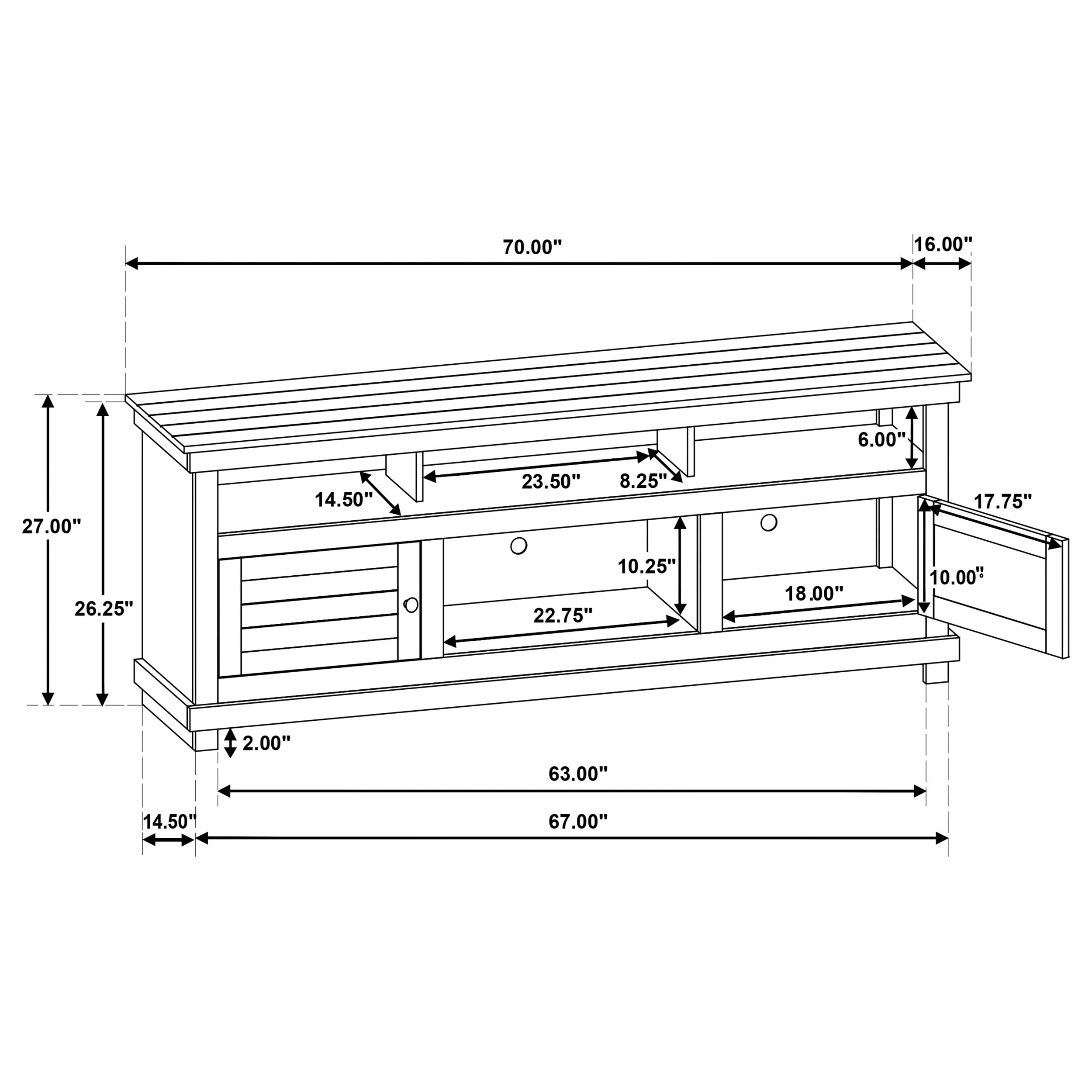 Payne 70" TV Stand