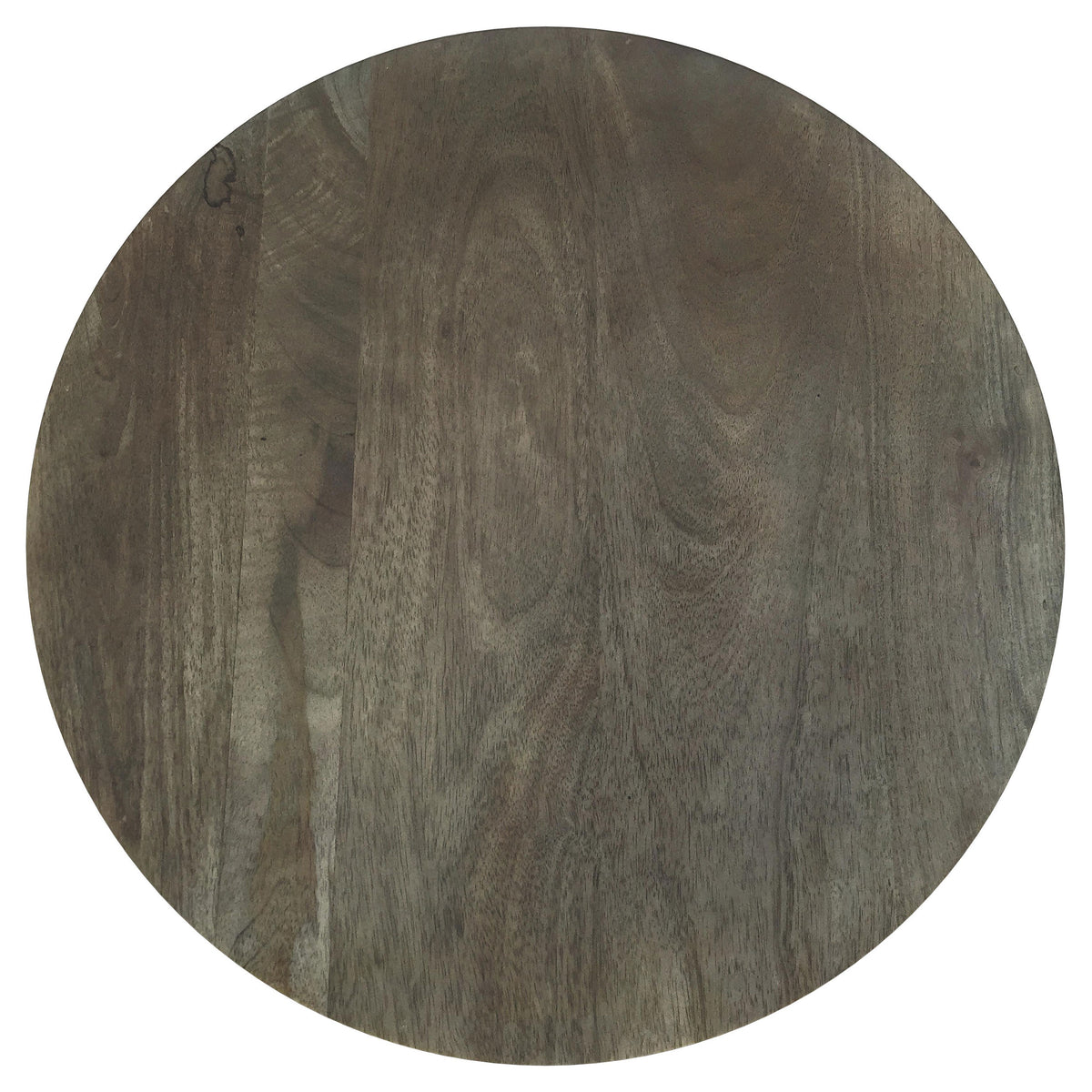 Kinkaid Round Mango Wood End Table Brown