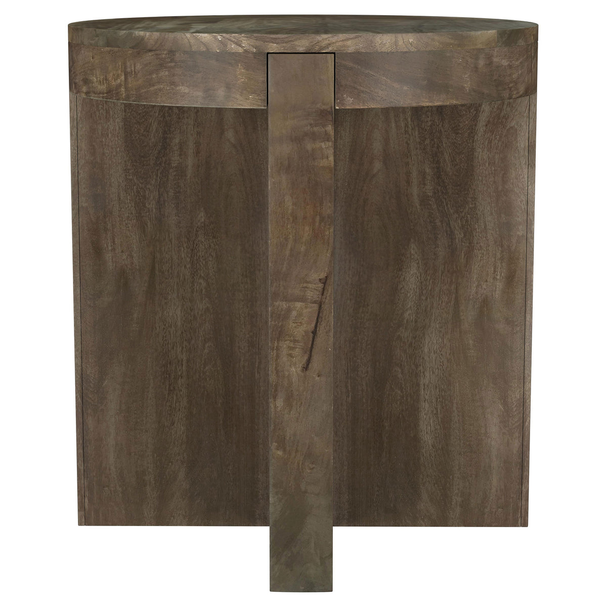 Kinkaid 3-piece Round Mango Wood Coffee Table Set Brown
