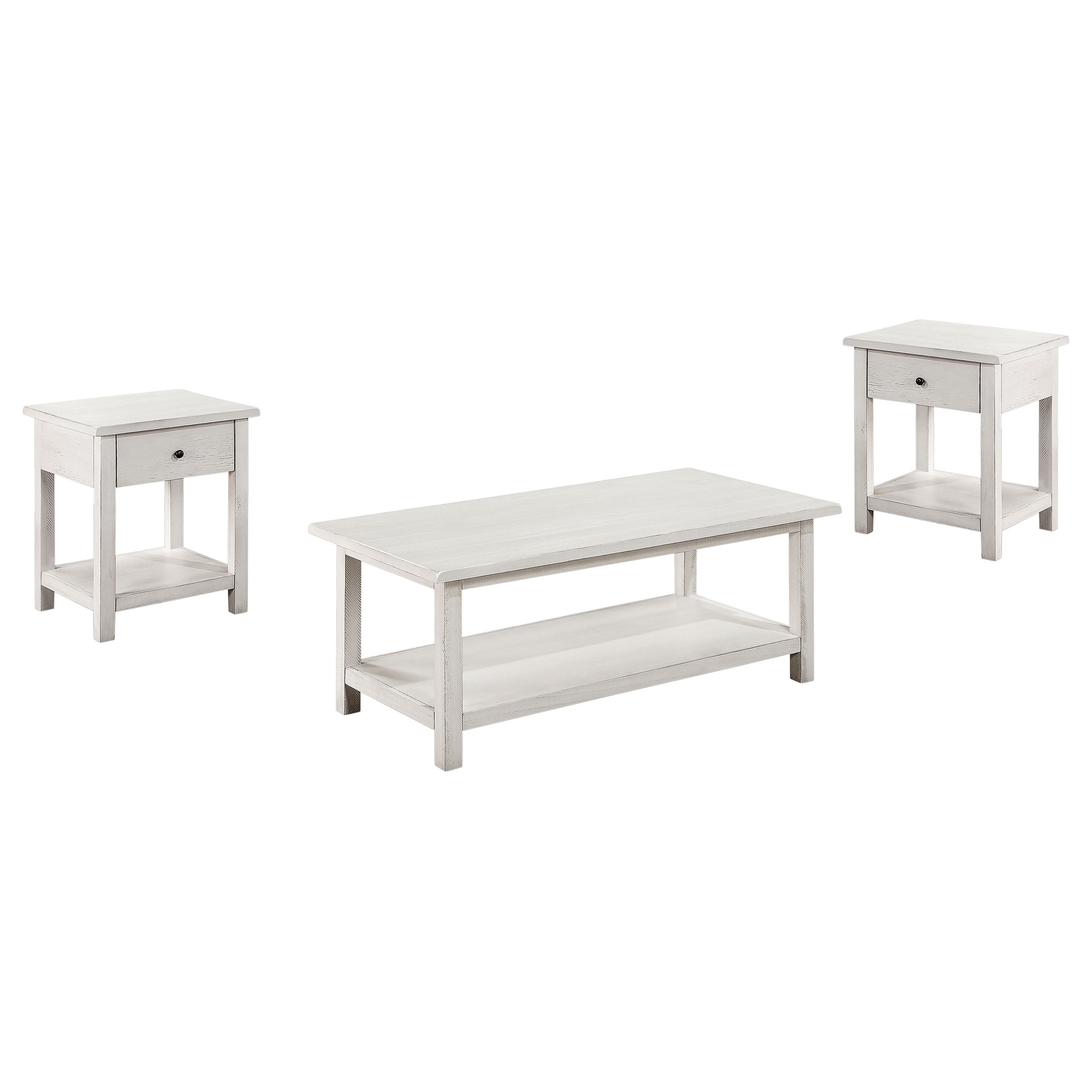 Payne Coffee Table Set (1-drawer End Table)