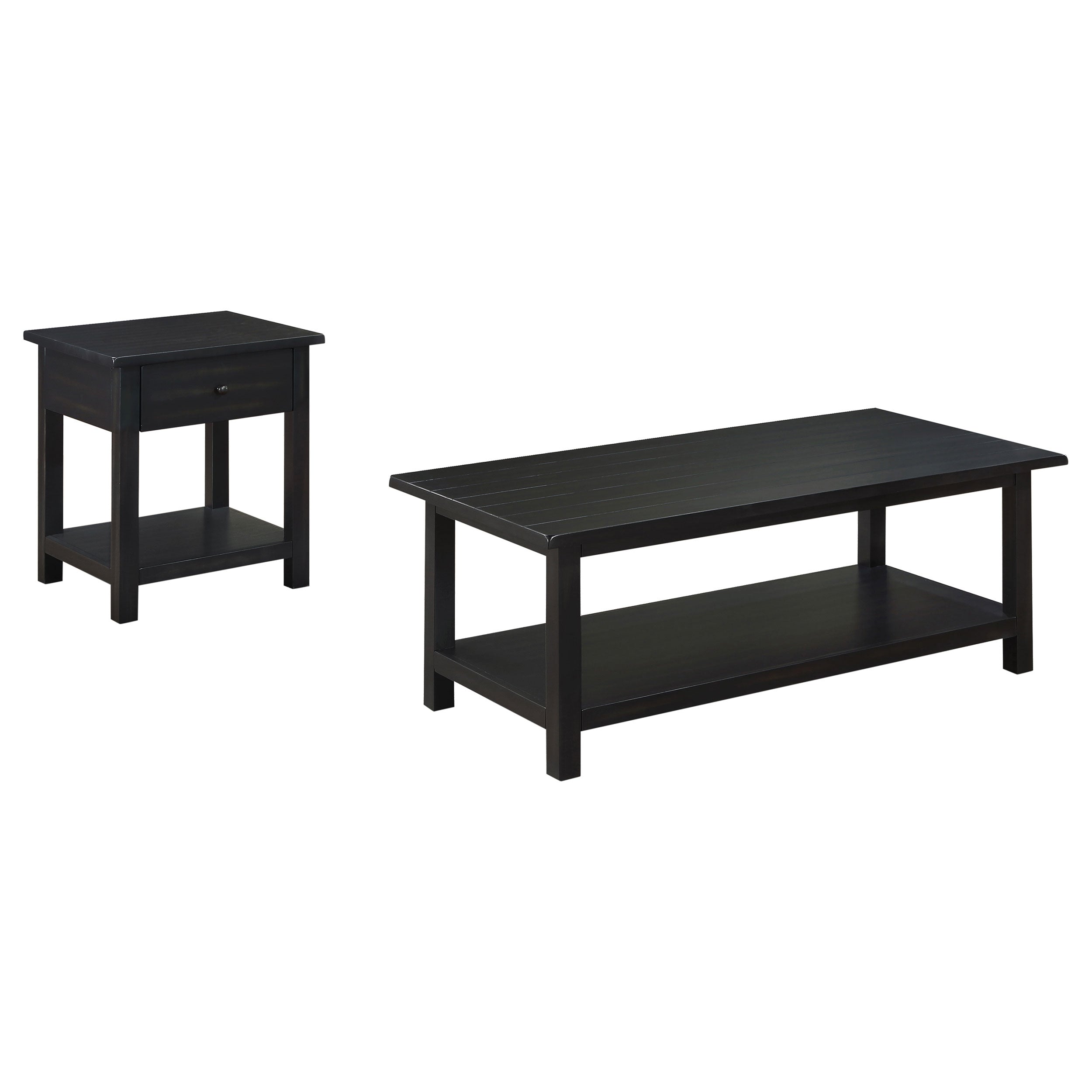 Payne Coffee Table Set (1-drawer End Table)