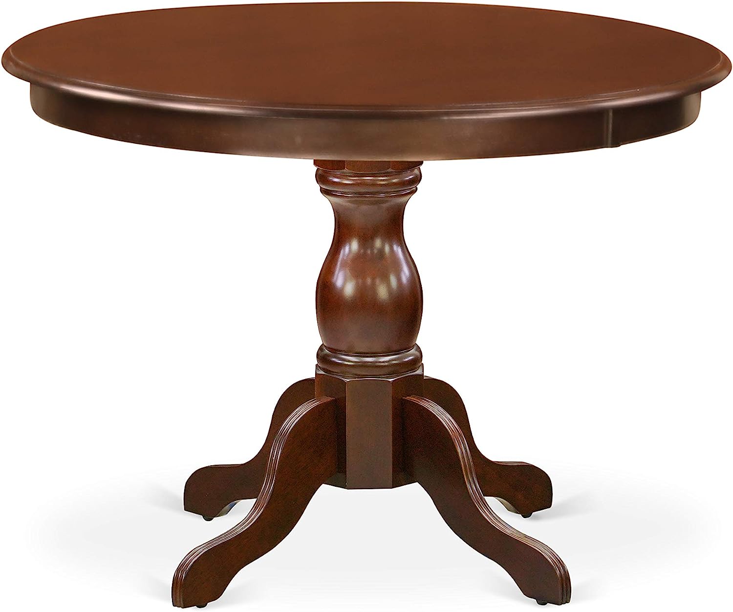 Hartland 3 Piece Mahogany Round Pedestal Dining Table And chairs Set