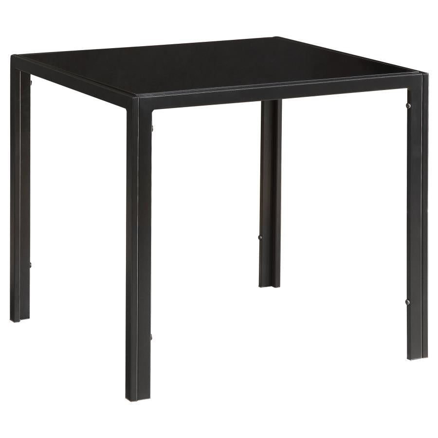 Brock Modern 3-piece Occasional Table Set Black And Antique Pewter