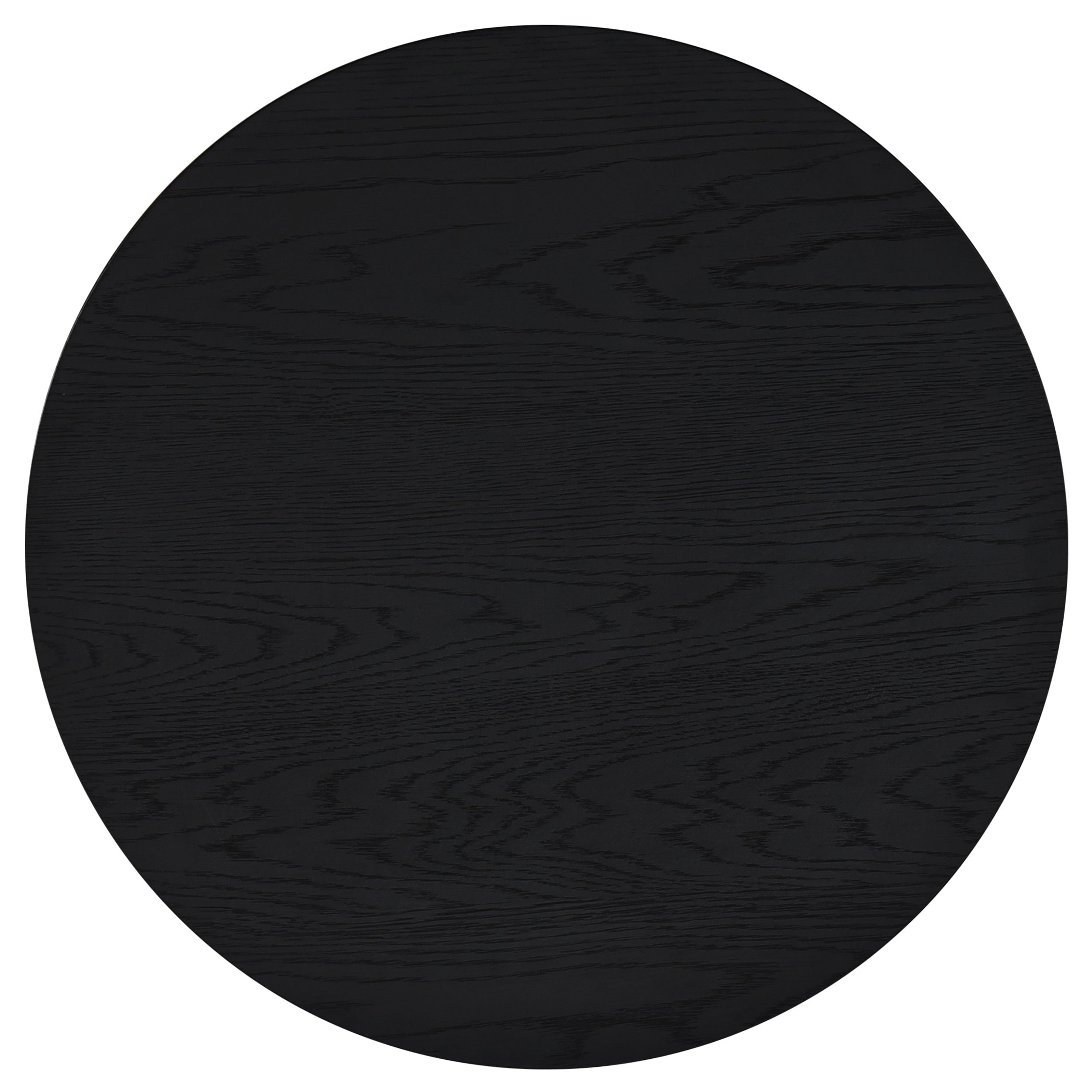 Sweeney 39-inch Round Wood Occasional Cocktail Coffee Table Black