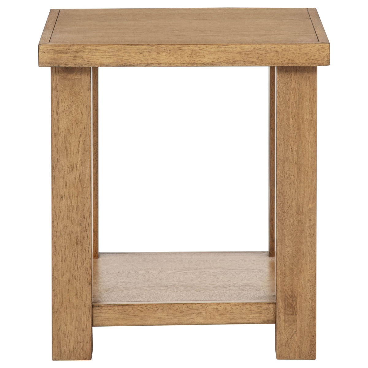 Beasley 2-piece Wood Coffee Table Set Golden Oak