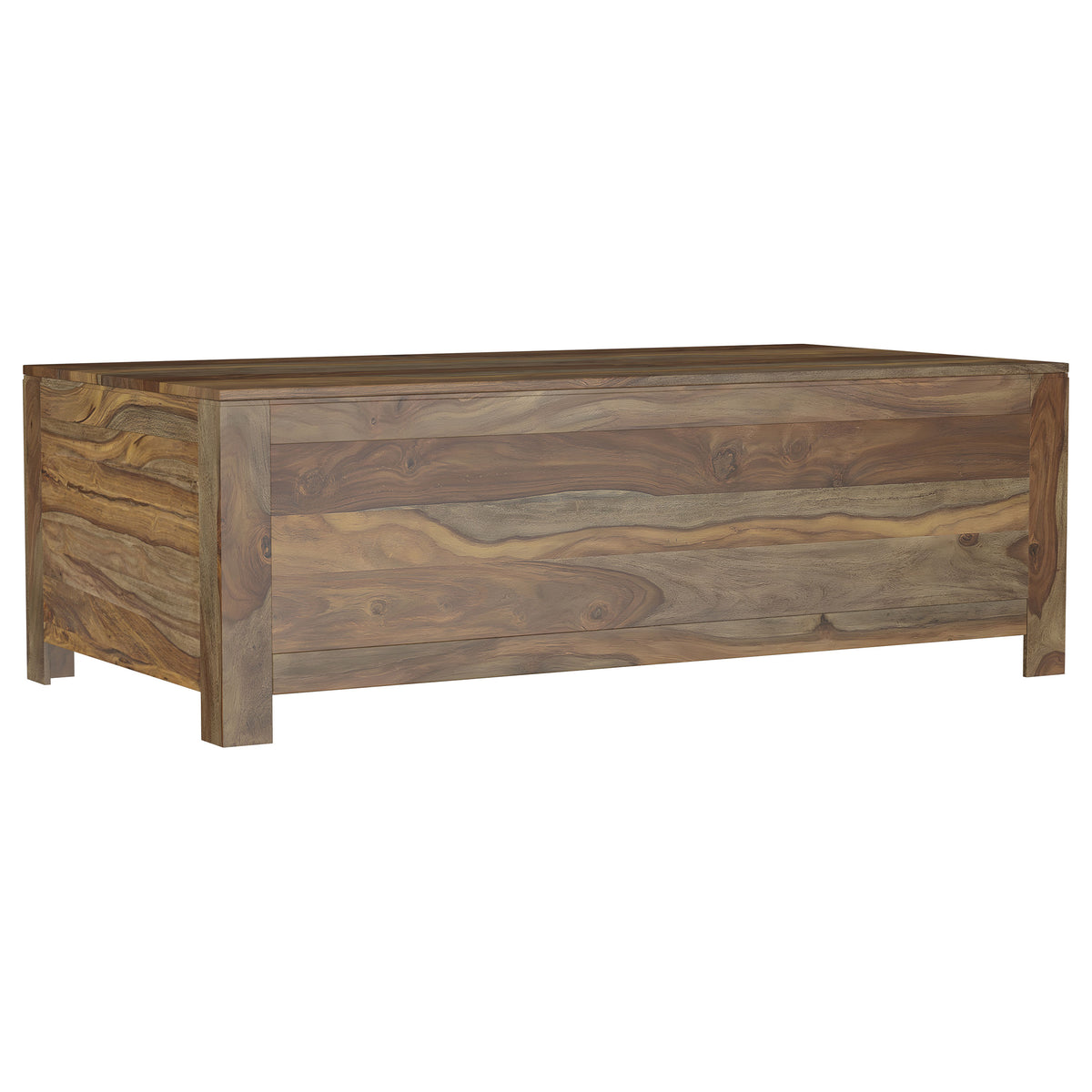 Esther 2-piece Solid Wood Coffee Table Set Natural Sheesham