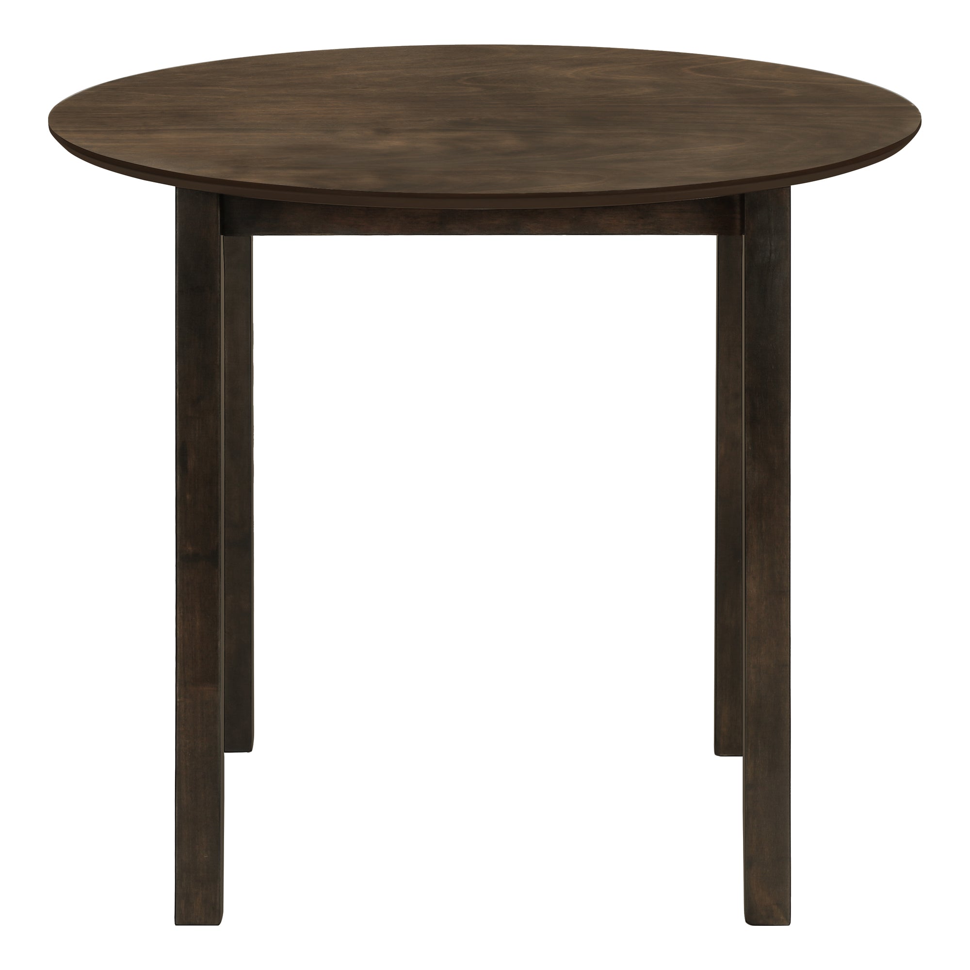 Transitional 36" Dia Round Kitchen Dining table In Espresso