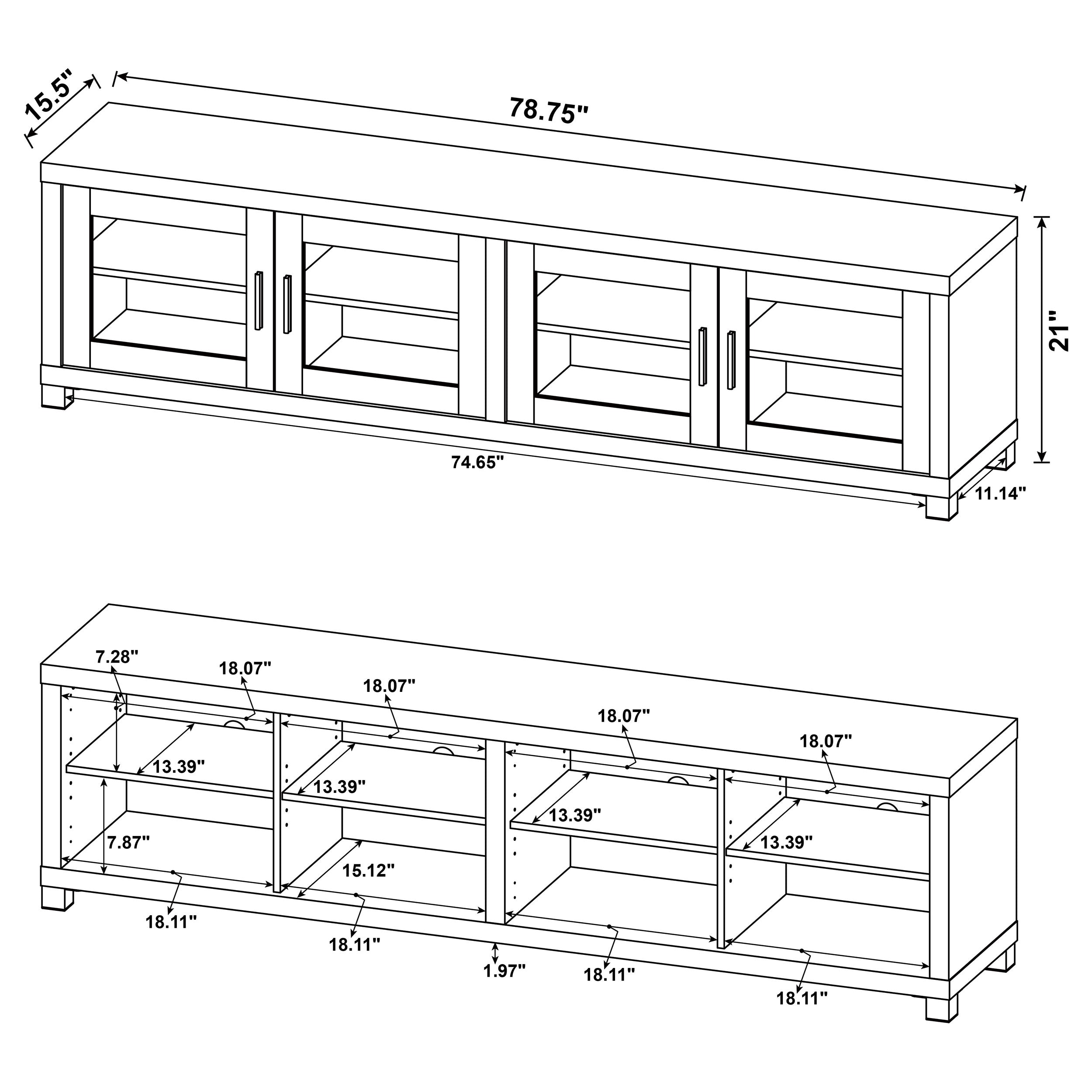 Sachin 79" TV Stand