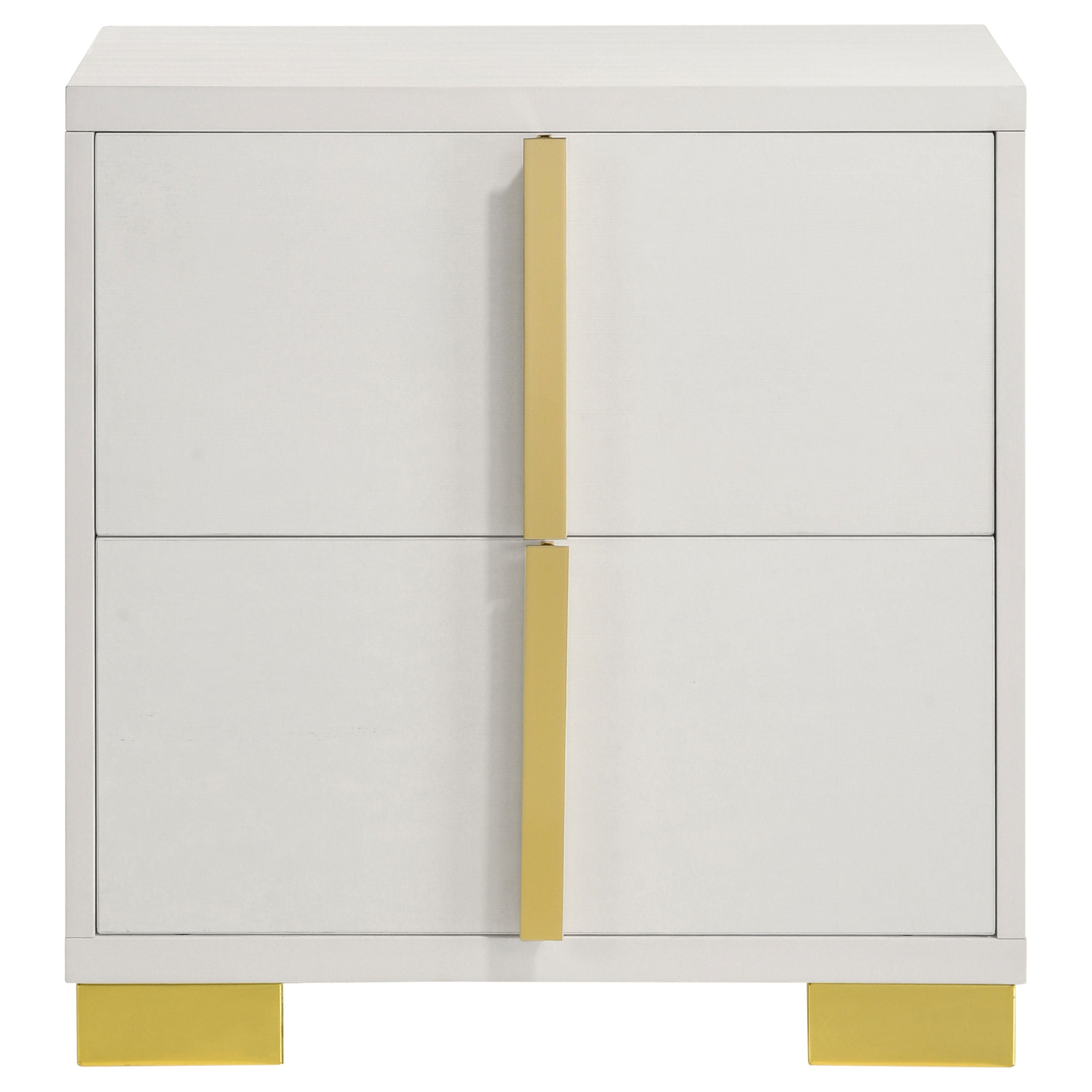 Marceline 2-drawer Nightstand in White