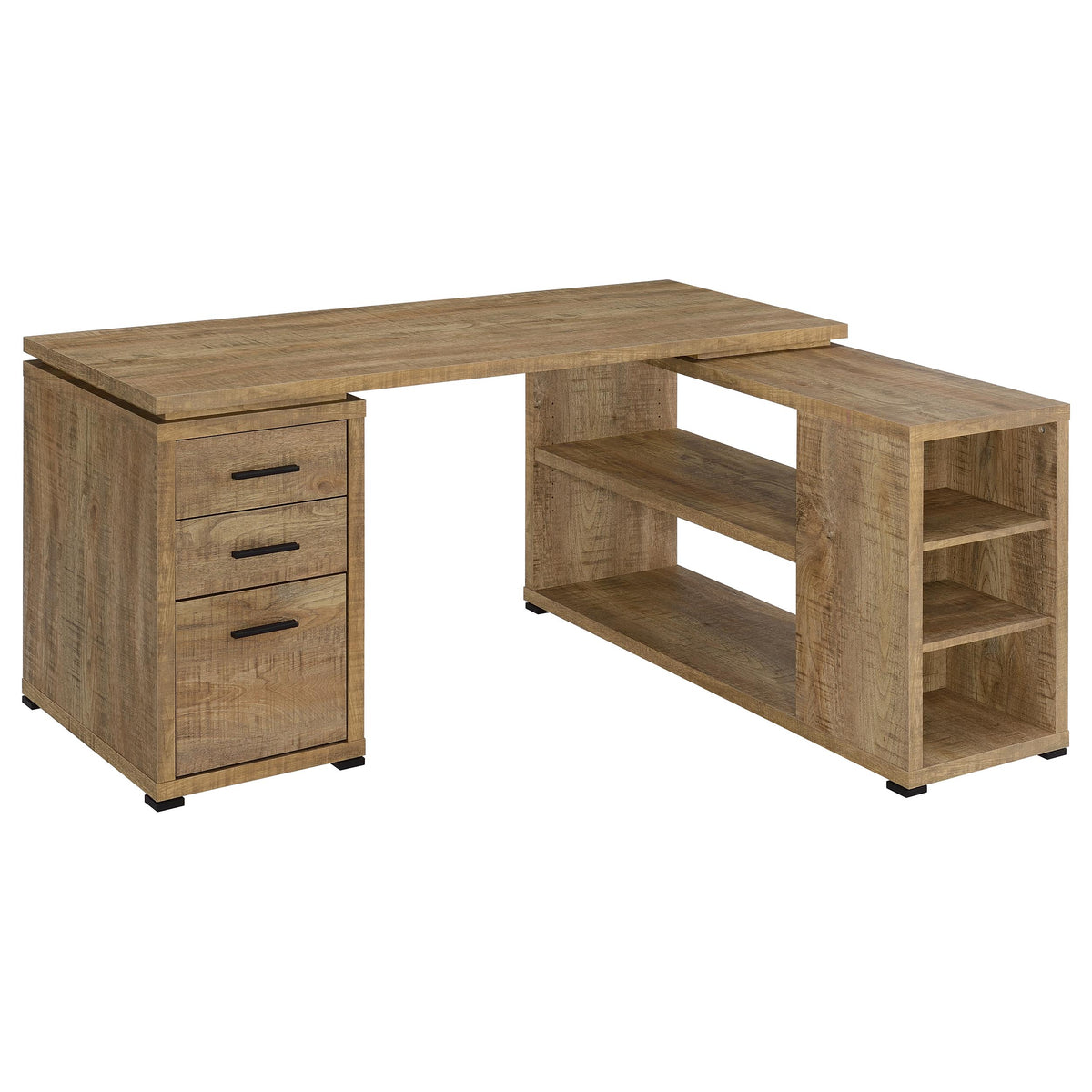 Yvette L-Shape Computer Desk Mango