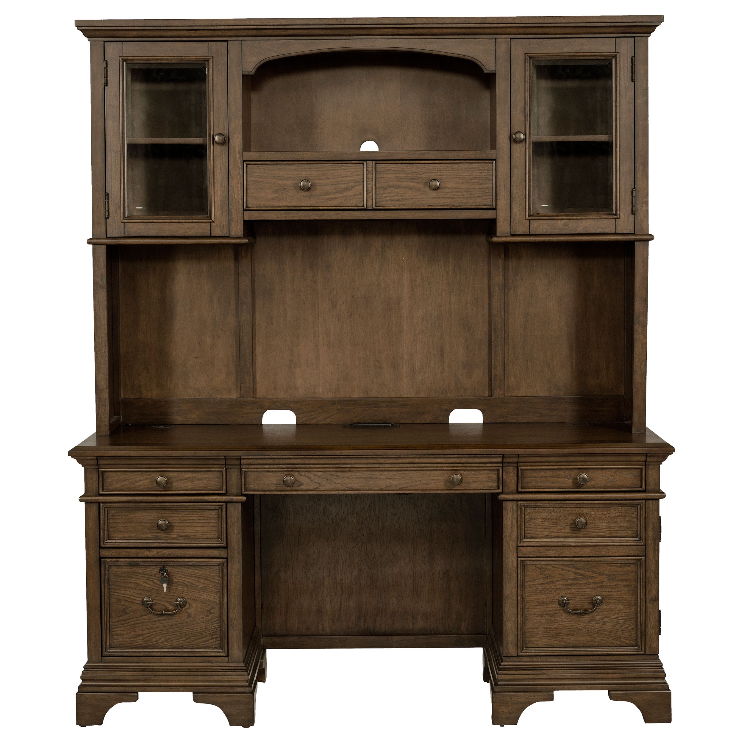 Hartshill Credenza Desk and Hutch