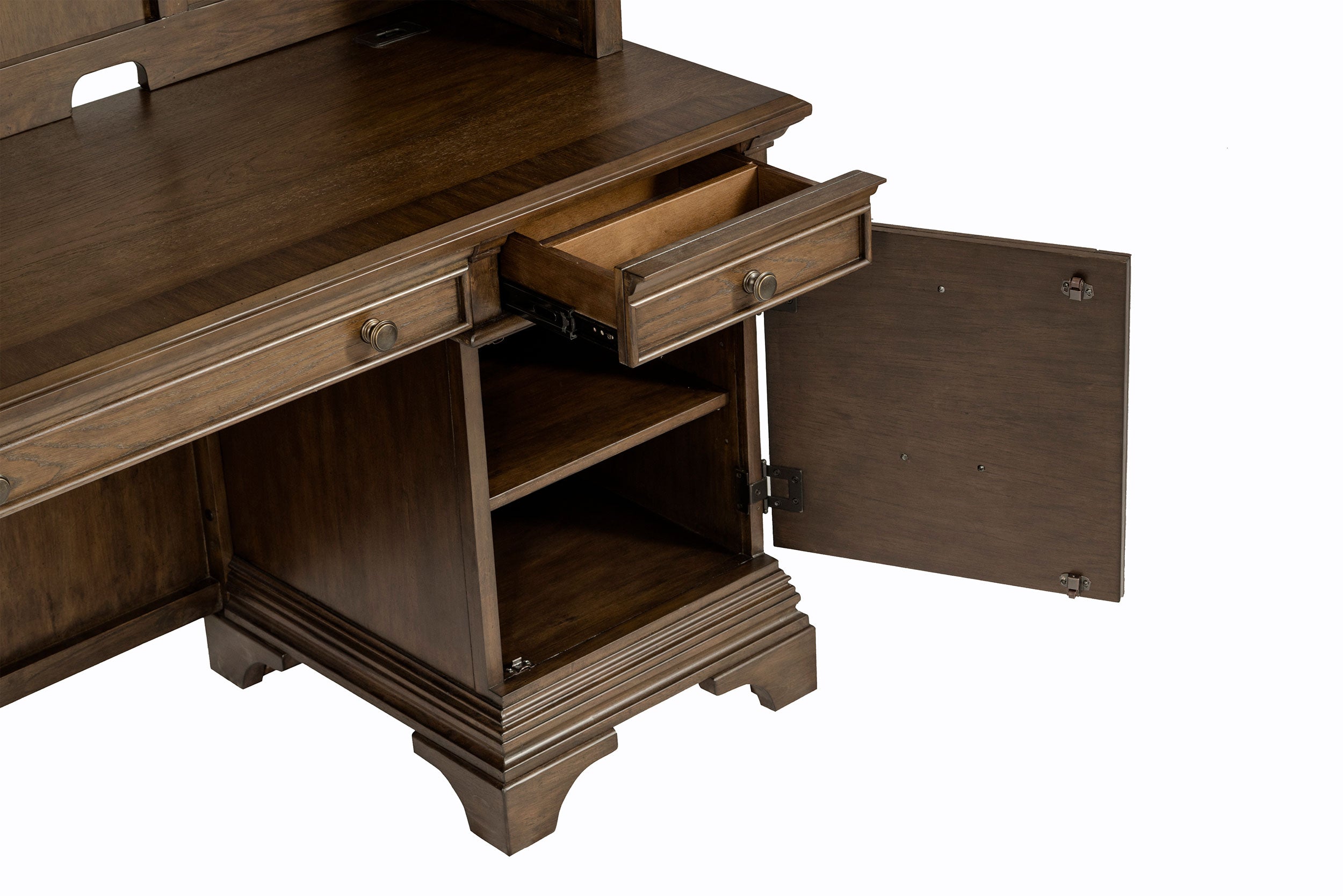 Hartshill Credenza Desk and Hutch