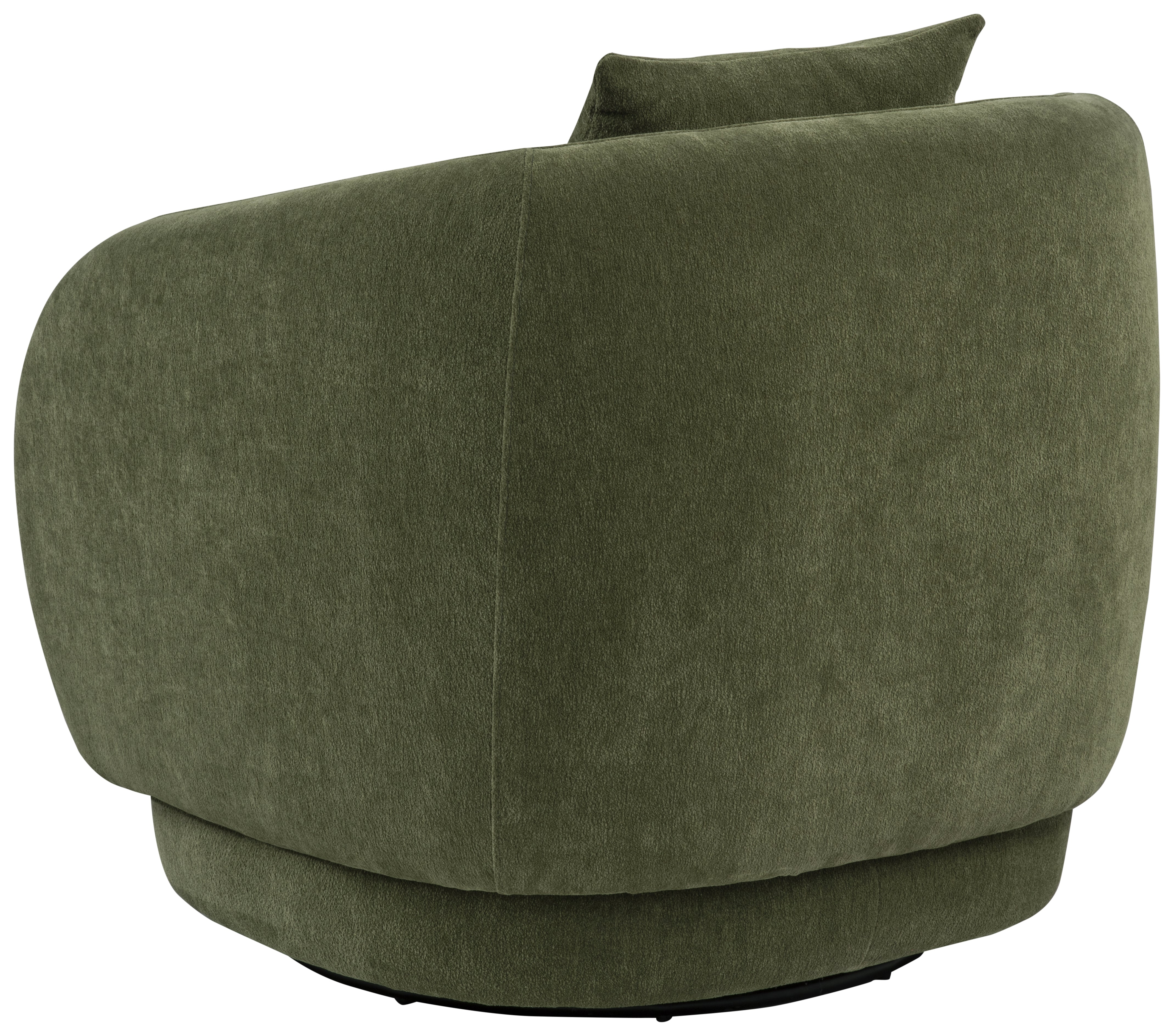 Arnaud Chenille Upholstered Swivel Accent Chair Green