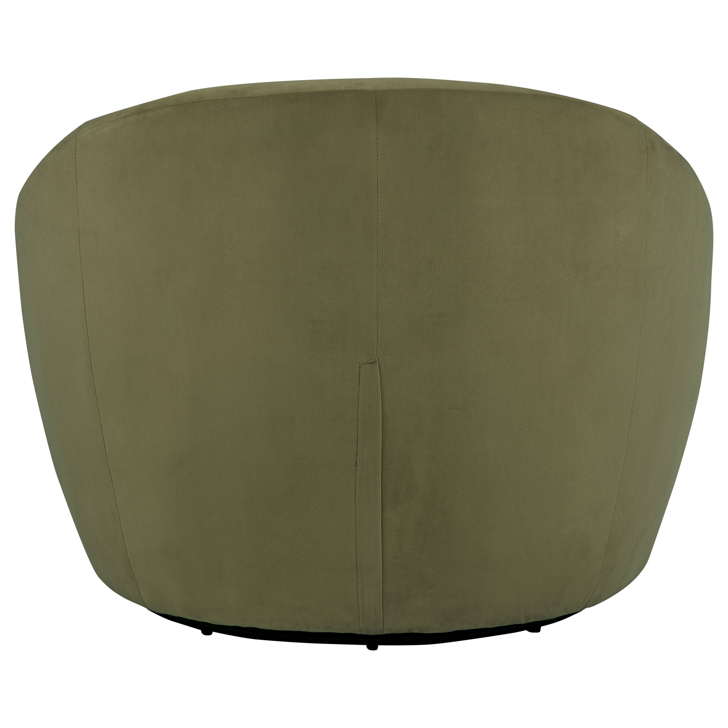 Myernick Velvet Upholstered Swivel Accent Chair Olive