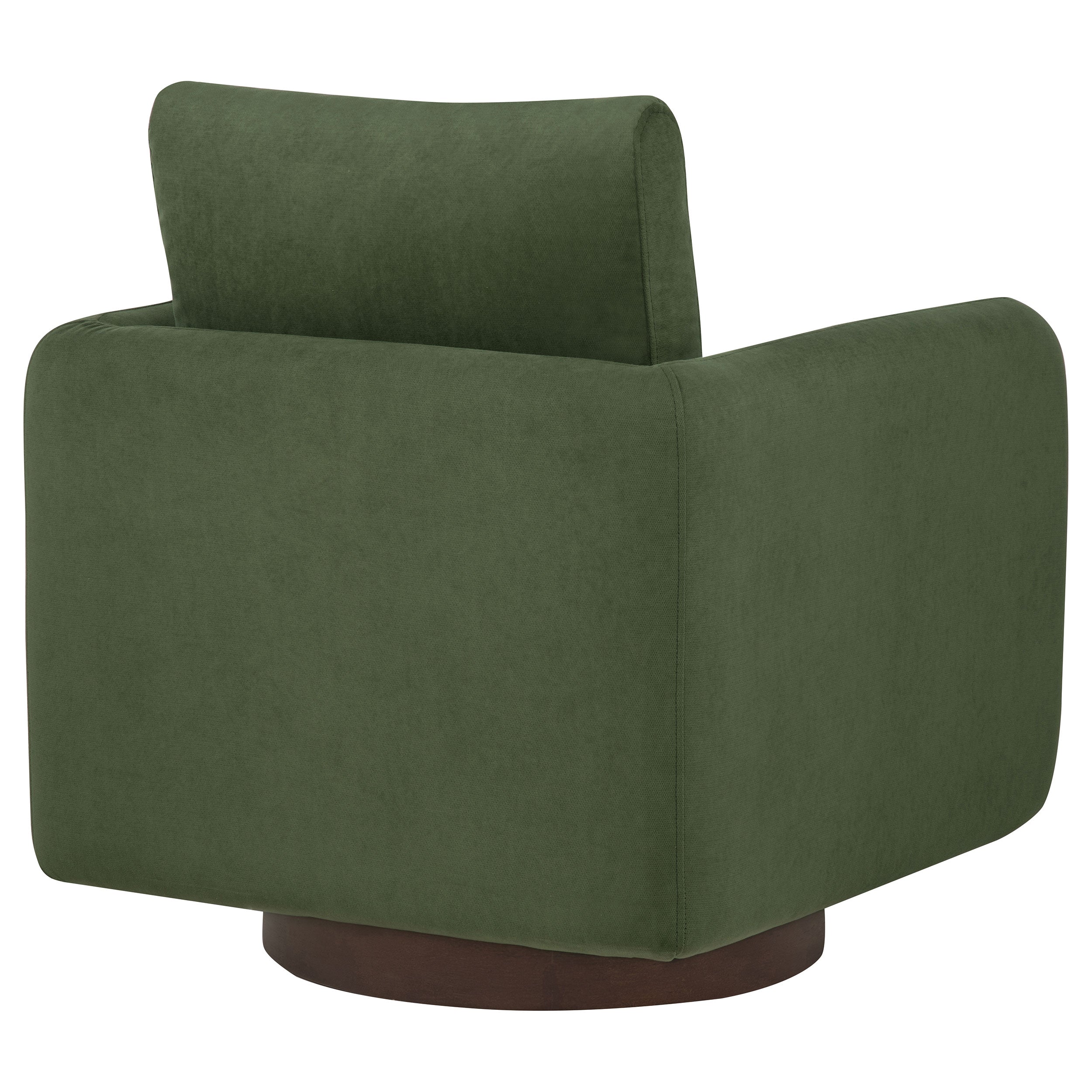 Iris Fabric Upholstered Swivel Accent Chair Matcha