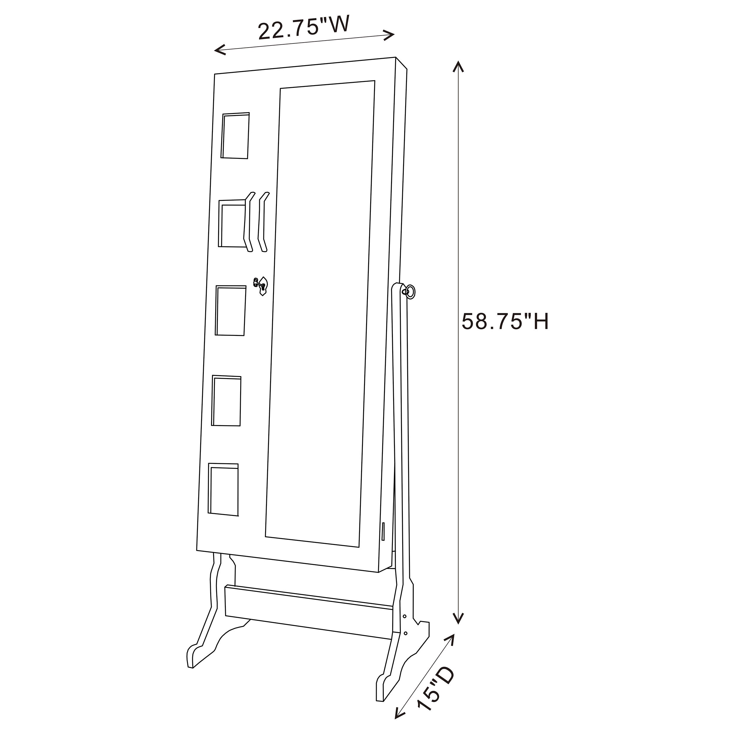 Doyle Jewelry Cheval Mirror