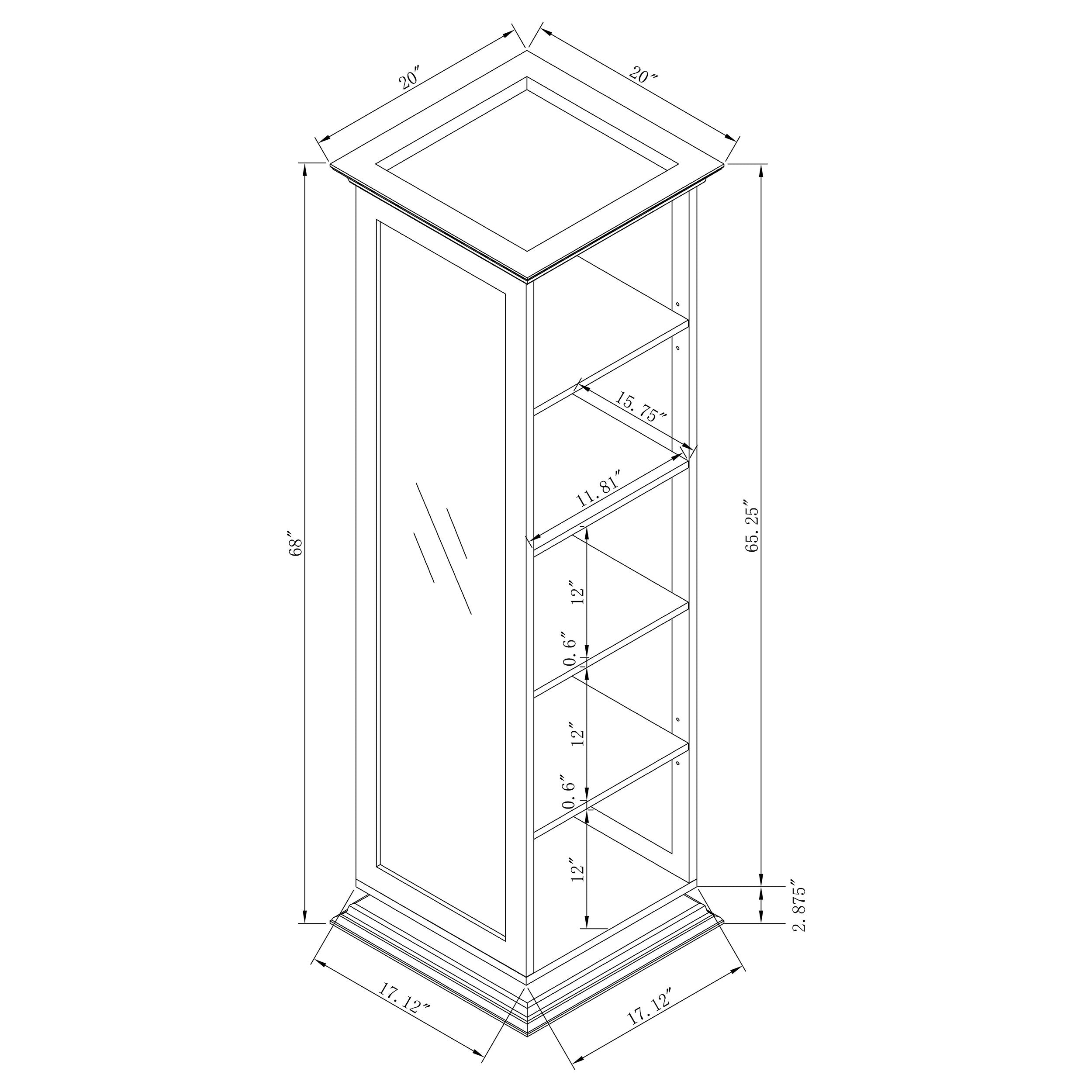Robinsons Tall Swivel Cabinet