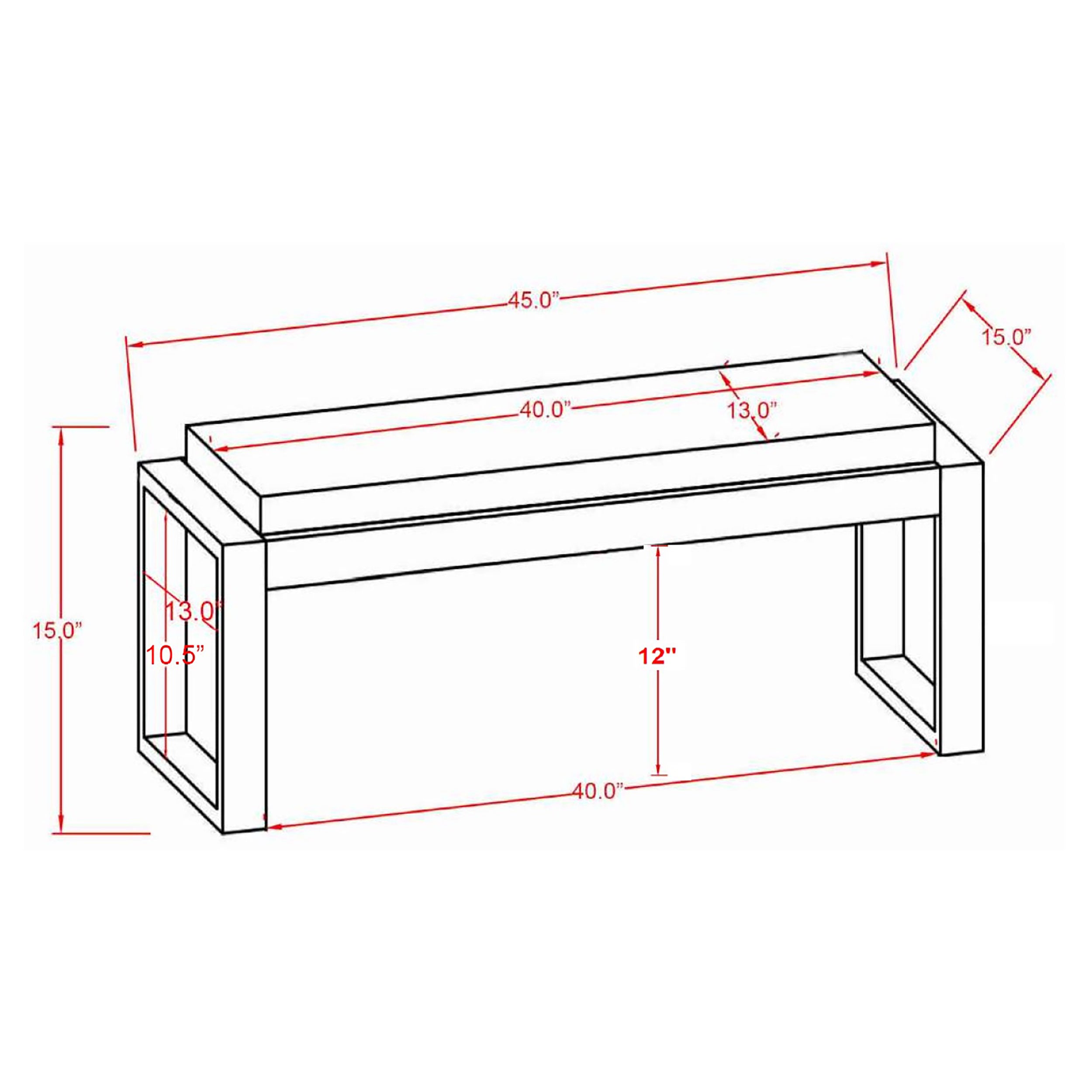Aiden Accent Bench
