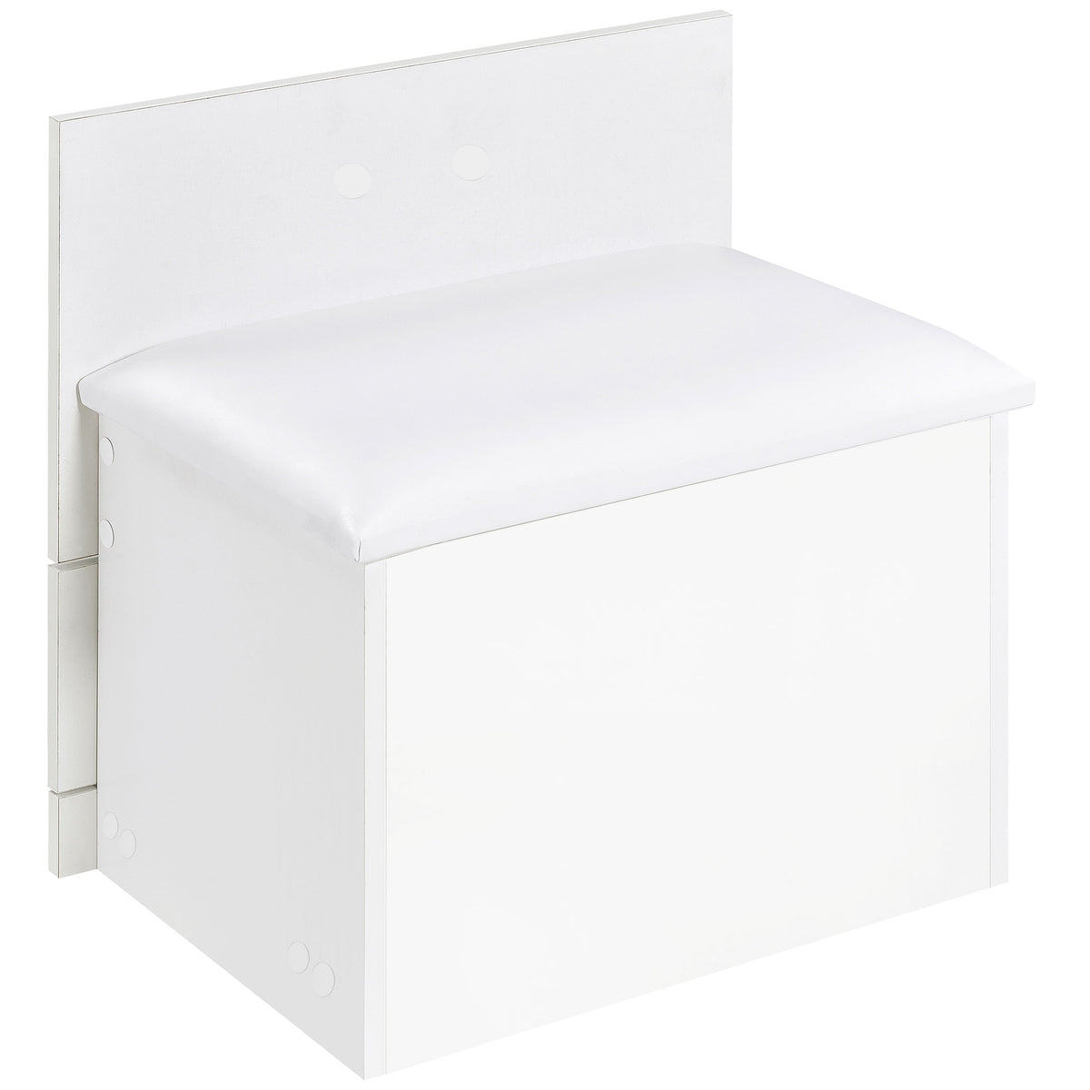 Danbury 3-drawer Makeup Vanity and Stool Set White High Gloss