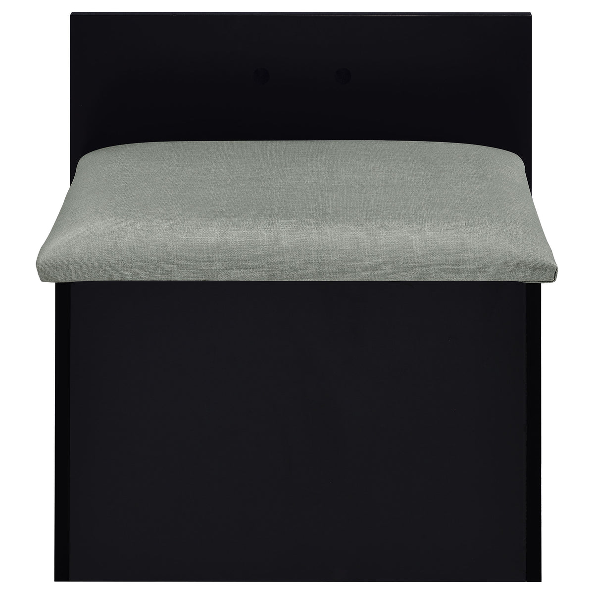 Danbury 3-drawer Makeup Vanity and Stool Set Black High Gloss
