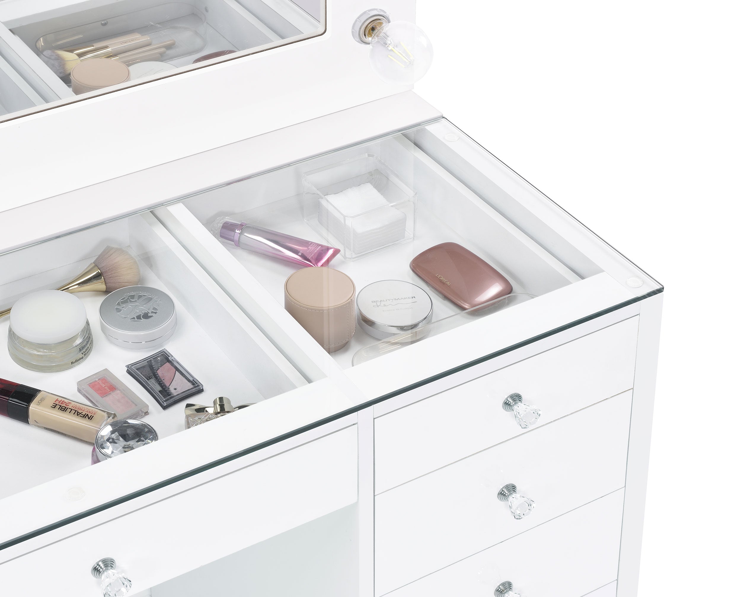 Acena Vanity Table and Mirror