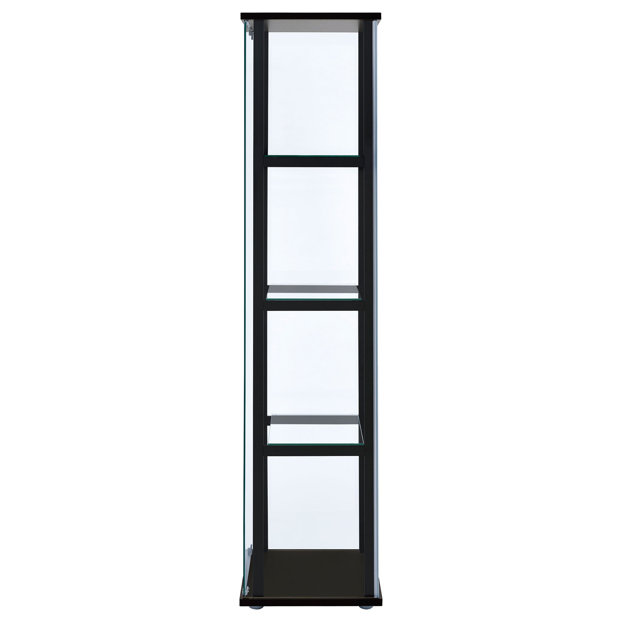 Cyclamen 4-shelf Curio Cabinet