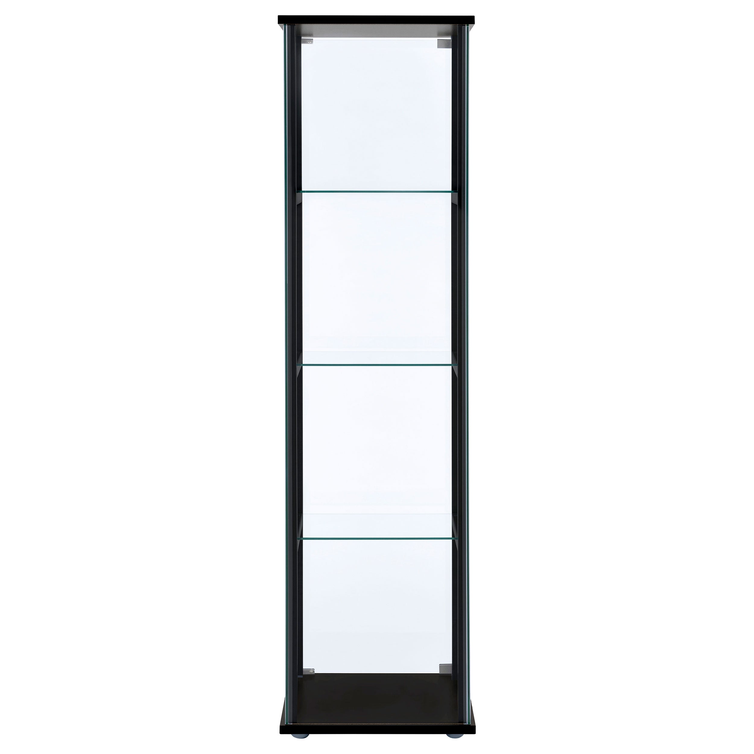 Cyclamen 4-shelf Curio Cabinet