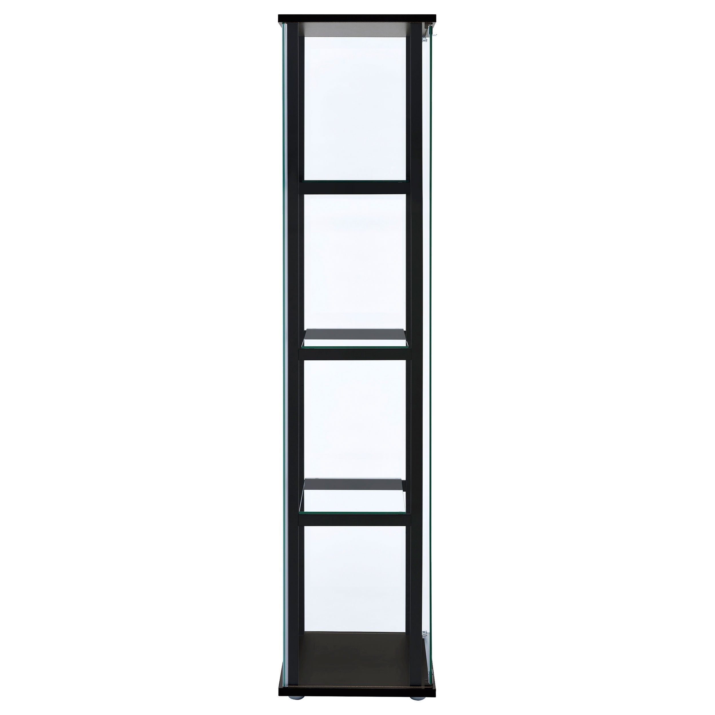 Cyclamen 4-shelf Curio Cabinet
