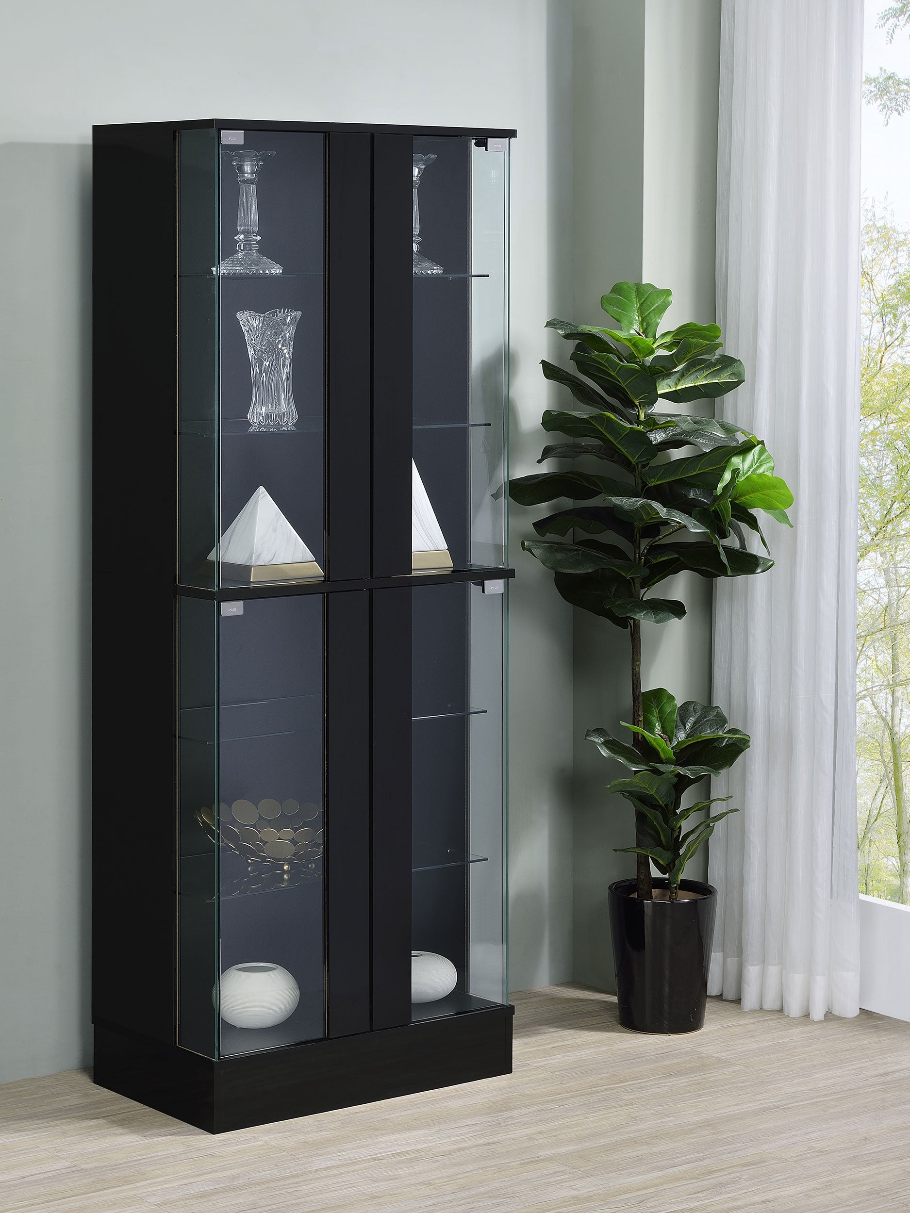 Cabra LED Curio Cabinet