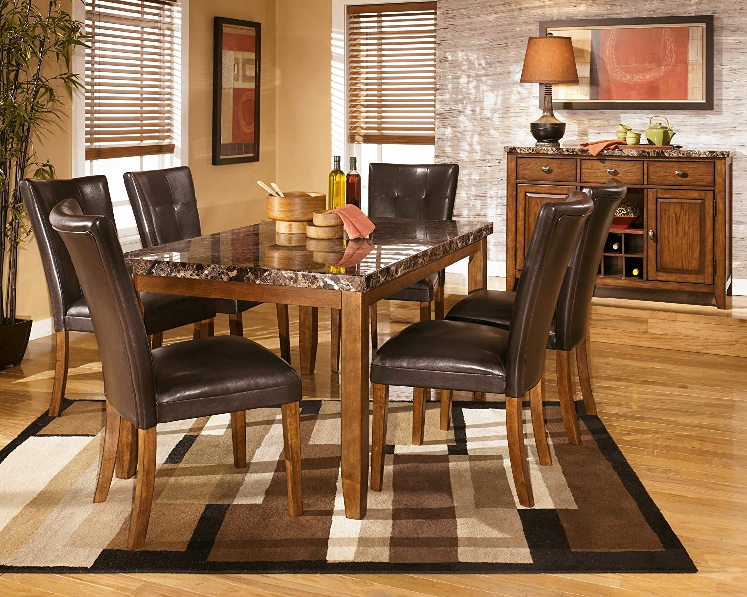 Lacey - Medium Brown Rectangular Dining Room Table