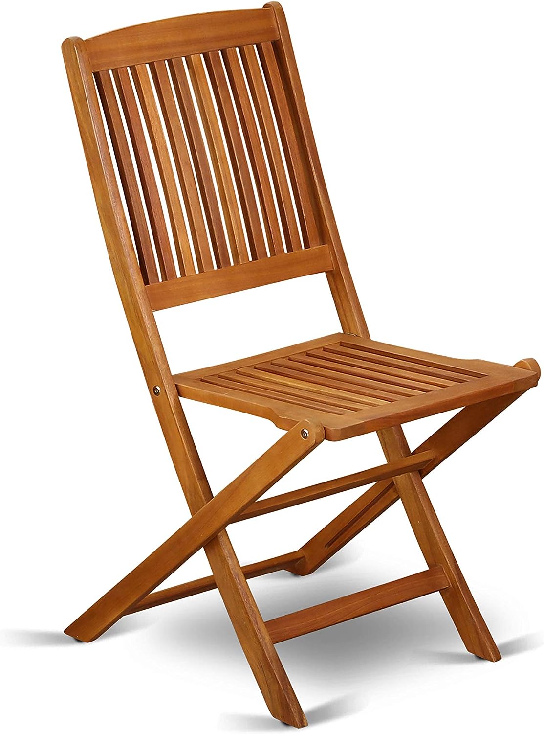 Cameron Patio Folding Chairs in Natural Oil (Set of 2)