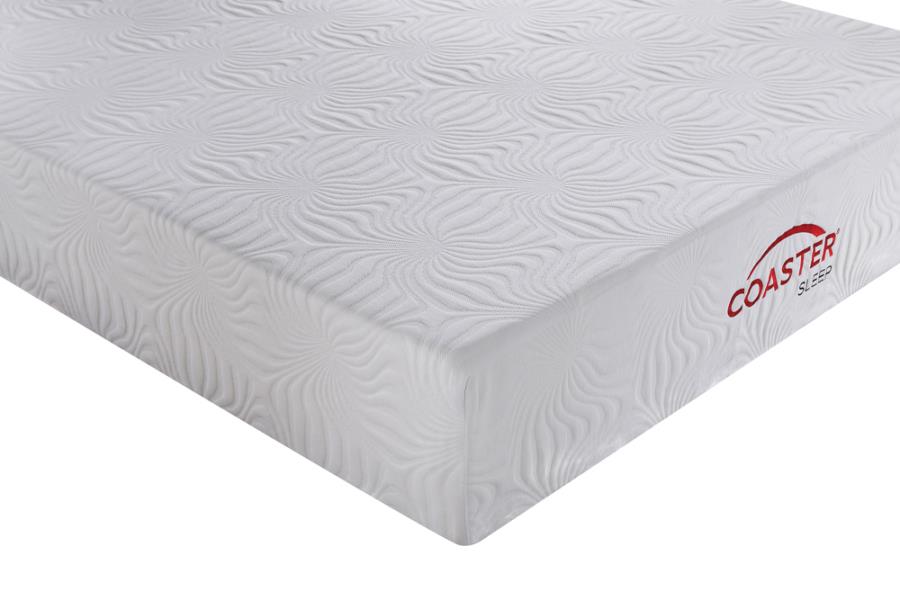 Ian Queen 12" Memory Foam Mattress White