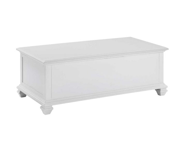 Charlestown Modern Farmhouse Soft White Lift-top Wood Cocktail Coffee Table