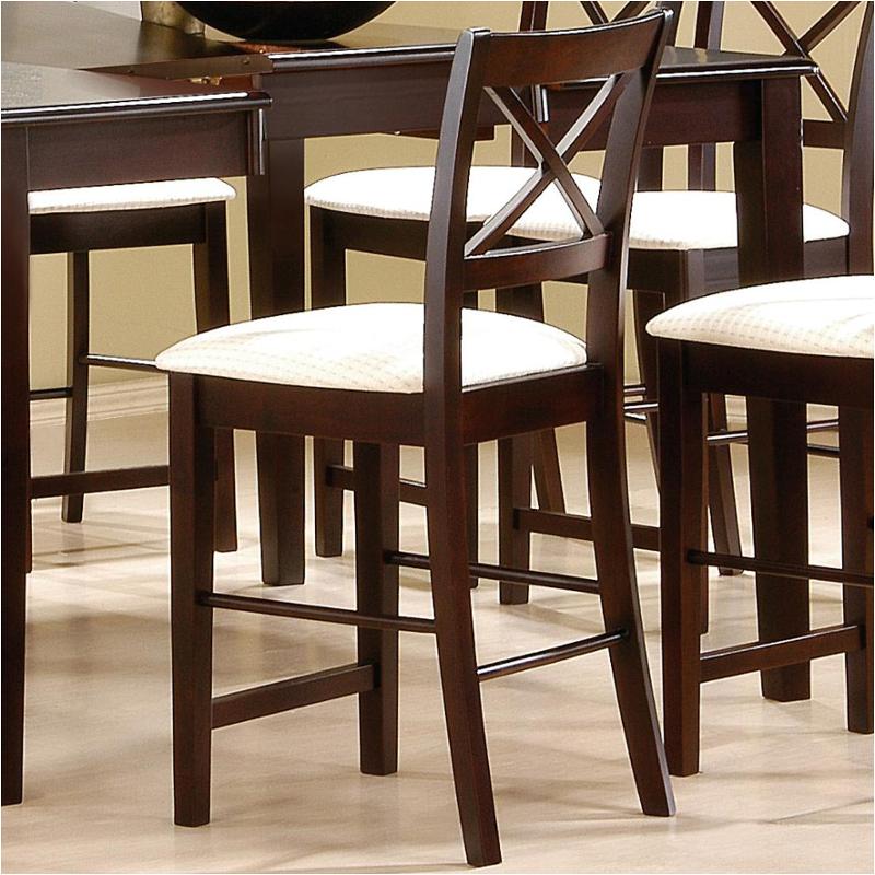 Cappuccino Finish Counter Height 9 Piece Dining Set with Butterfly Leaf