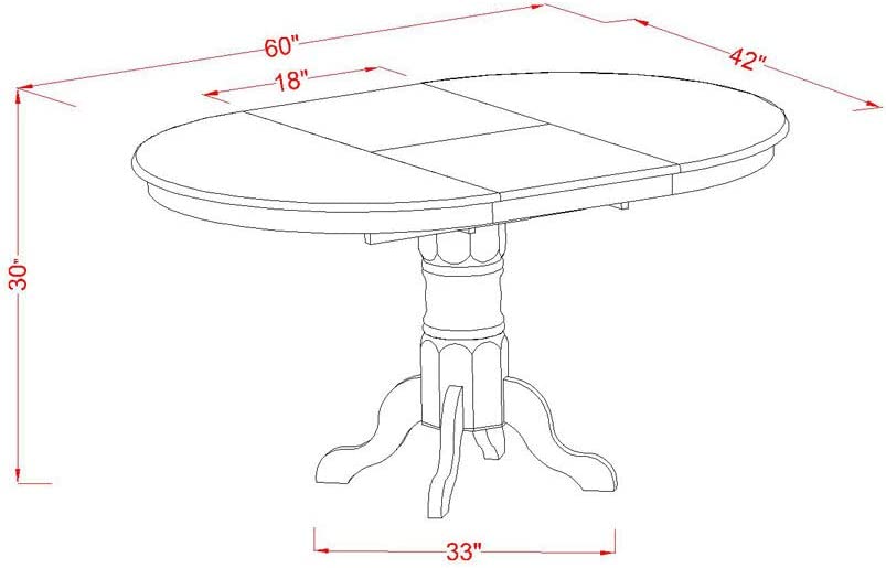 7 Pc Linen White Oval Dining Table With Leaf and 6 Upholstered Dining Chairs Set