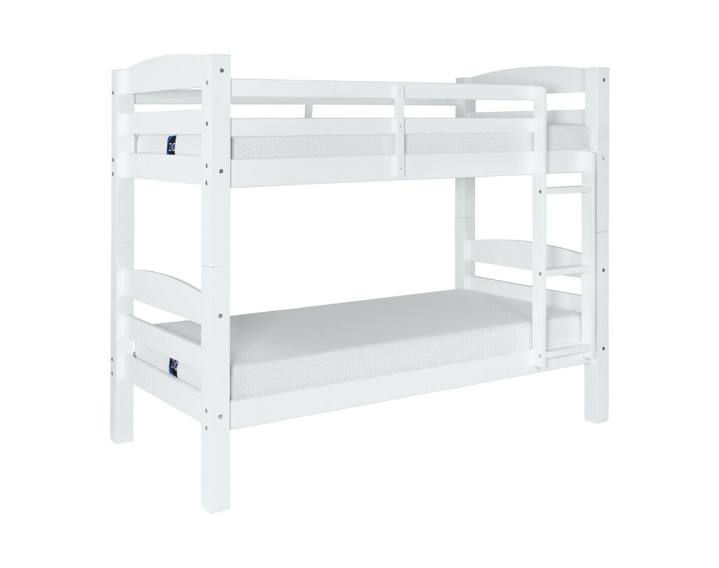 Porter White Wood Twin Over Twin Youth Bunk Bed