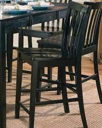 9 PC Lakeside Counter Height Dining Table and stool set In Black
