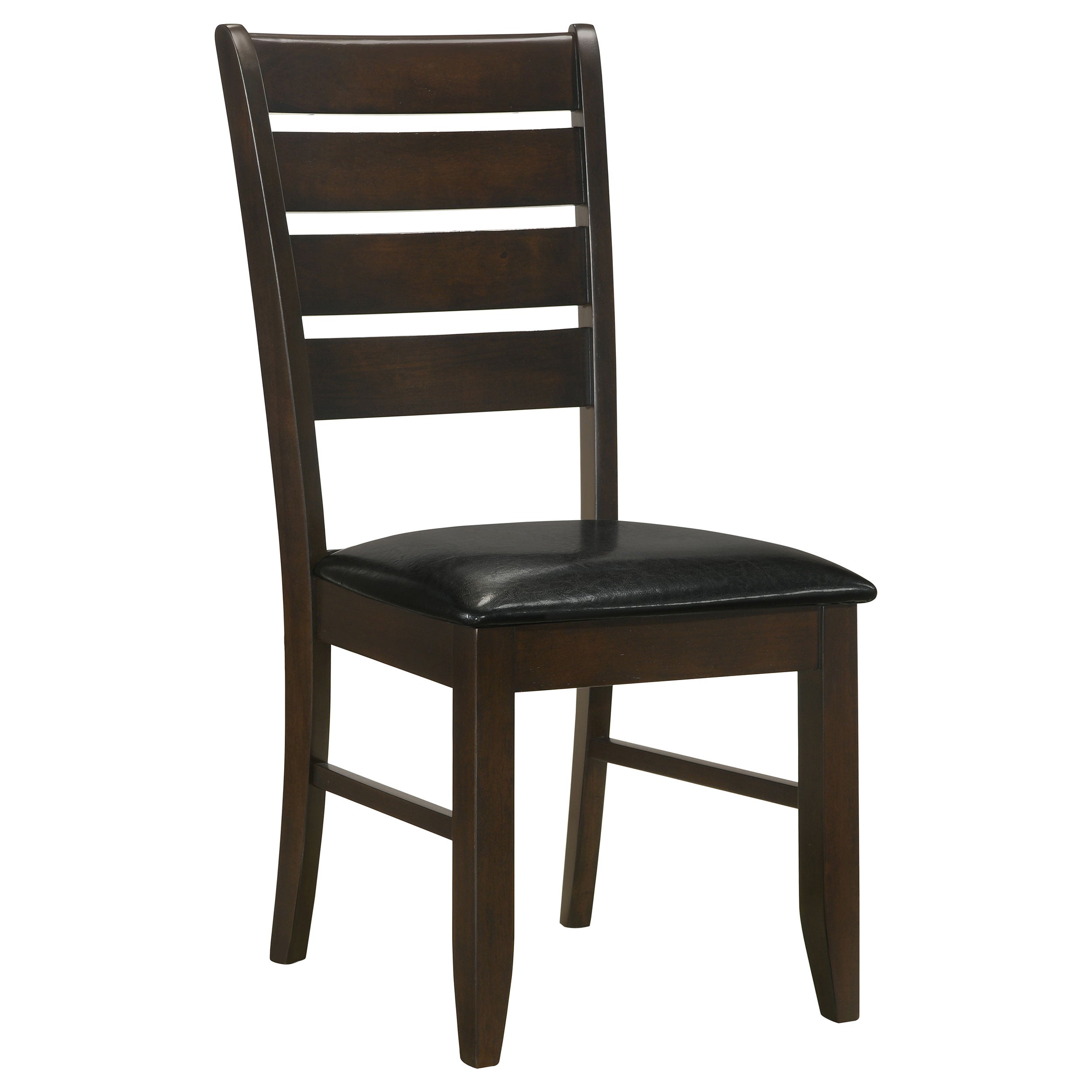 Dalila 5 pc Ladder Back Dining Room Set in Cappuccino and Black