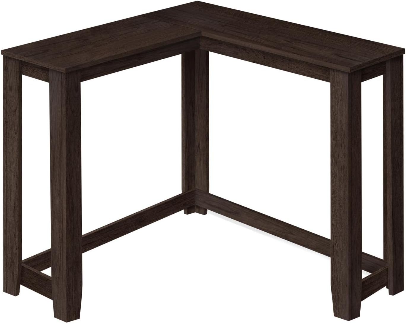 Accent Table Console Entryway Narrow Corner Bedroom Laminate Brown