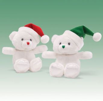 Baby Gund My First Christmas Teddy Bear Rattle Assorted