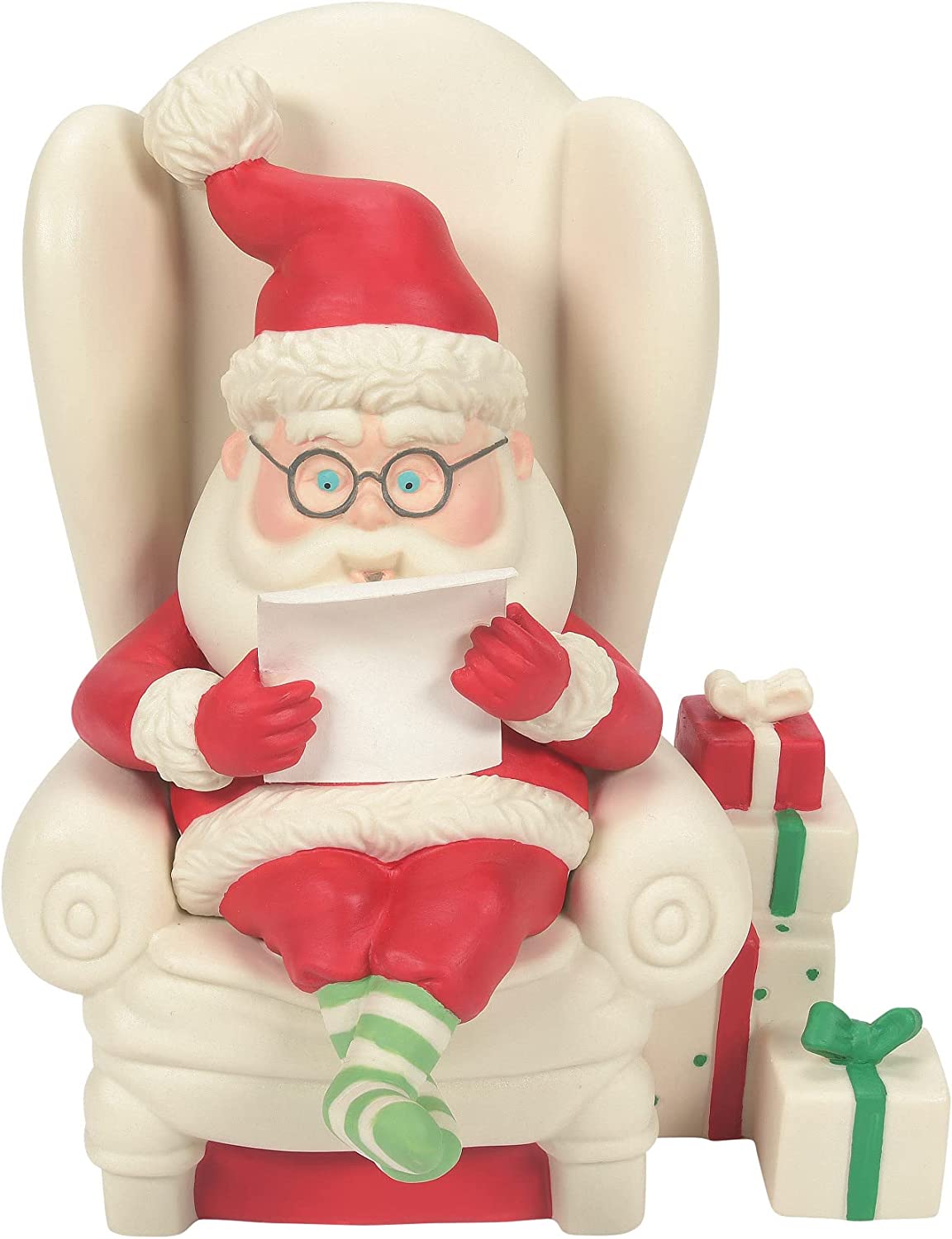 Department 56 Snowbabies Christmas Memories Santa's List Figurine
