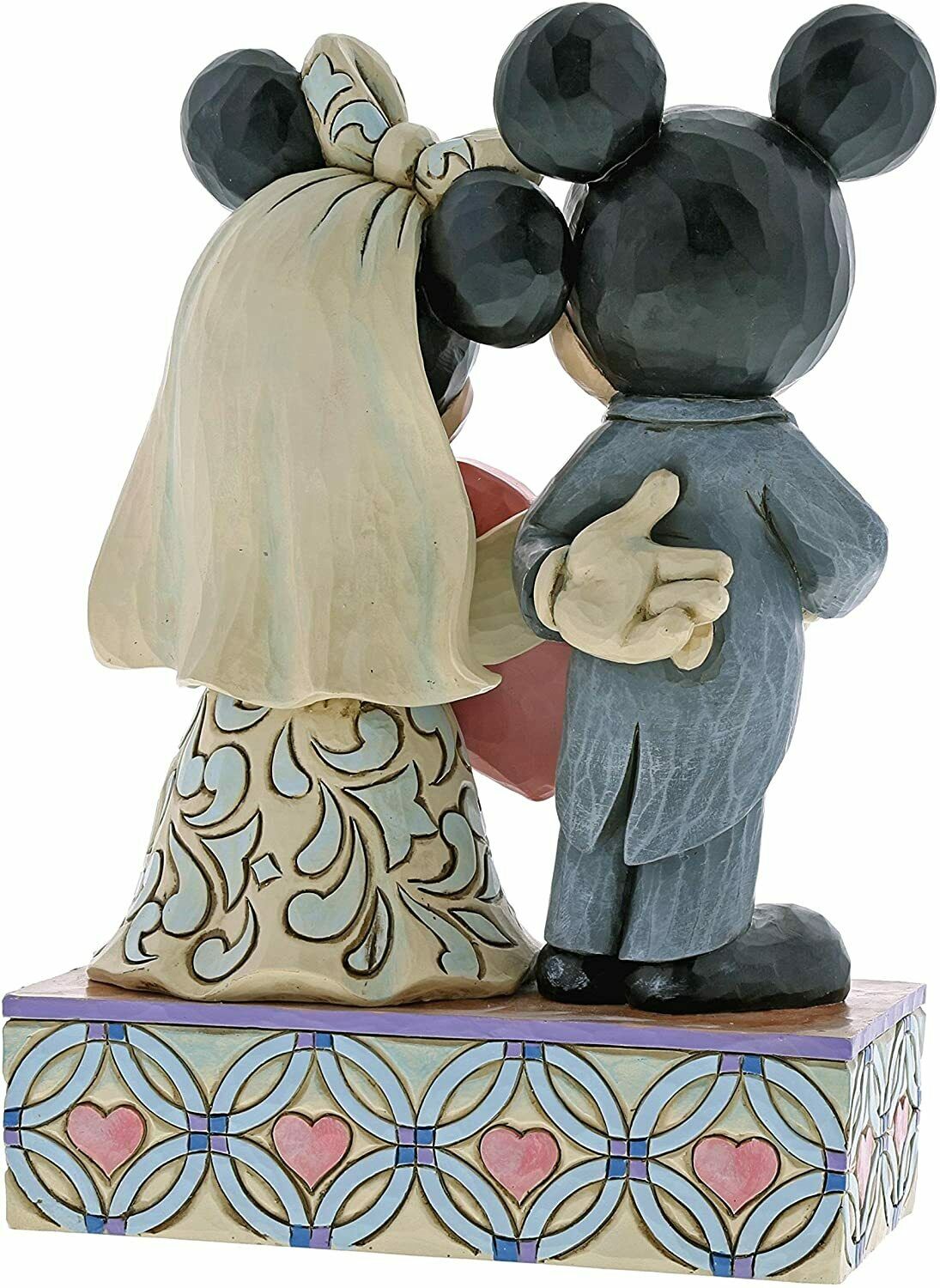 Jim Shore Disney Mickey Minnie Wedding Figurine Two Souls, One Heart 4059748