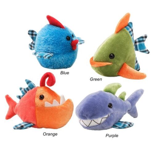 Gund Down by the Sea Fish Beanbag Soft Toy Assorted 1 Fish